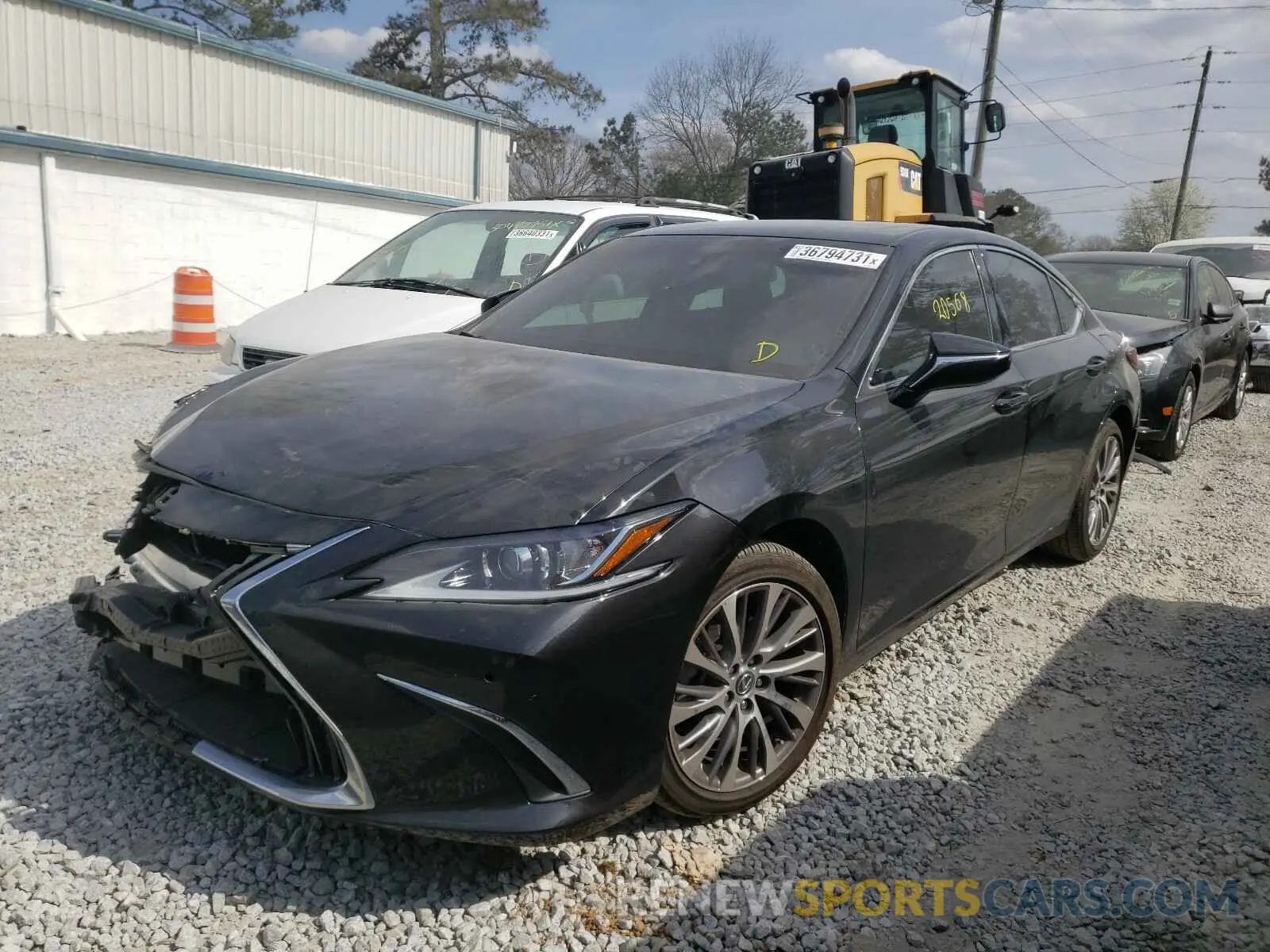 2 Photograph of a damaged car 58ABZ1B13KU032869 LEXUS ES350 2019