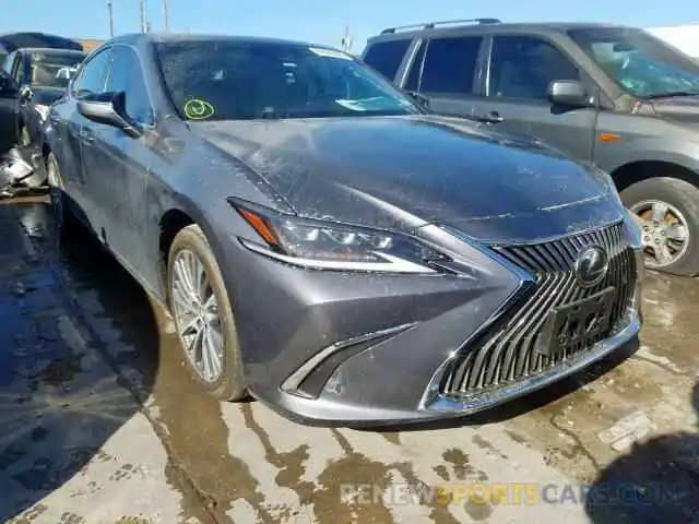 1 Photograph of a damaged car 58ABZ1B13KU037750 LEXUS ES350 2019