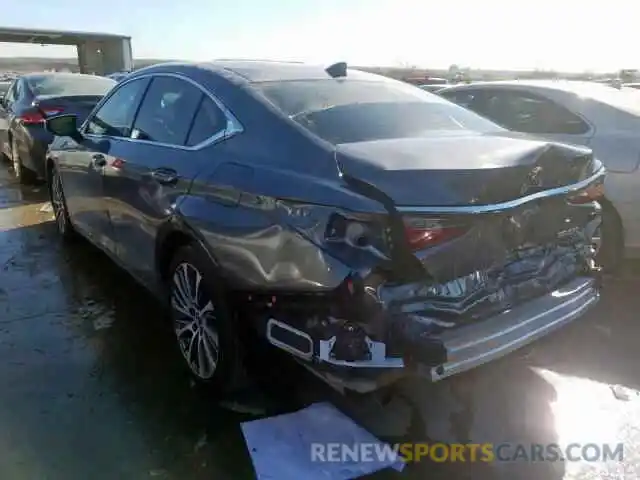 3 Photograph of a damaged car 58ABZ1B13KU037750 LEXUS ES350 2019