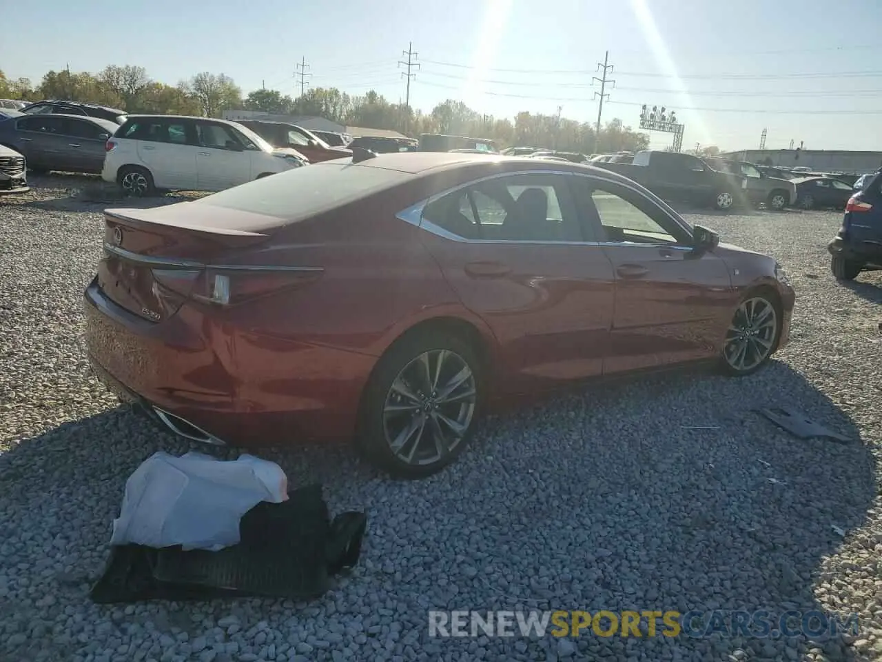 3 Photograph of a damaged car 58ABZ1B13KU042236 LEXUS ES350 2019