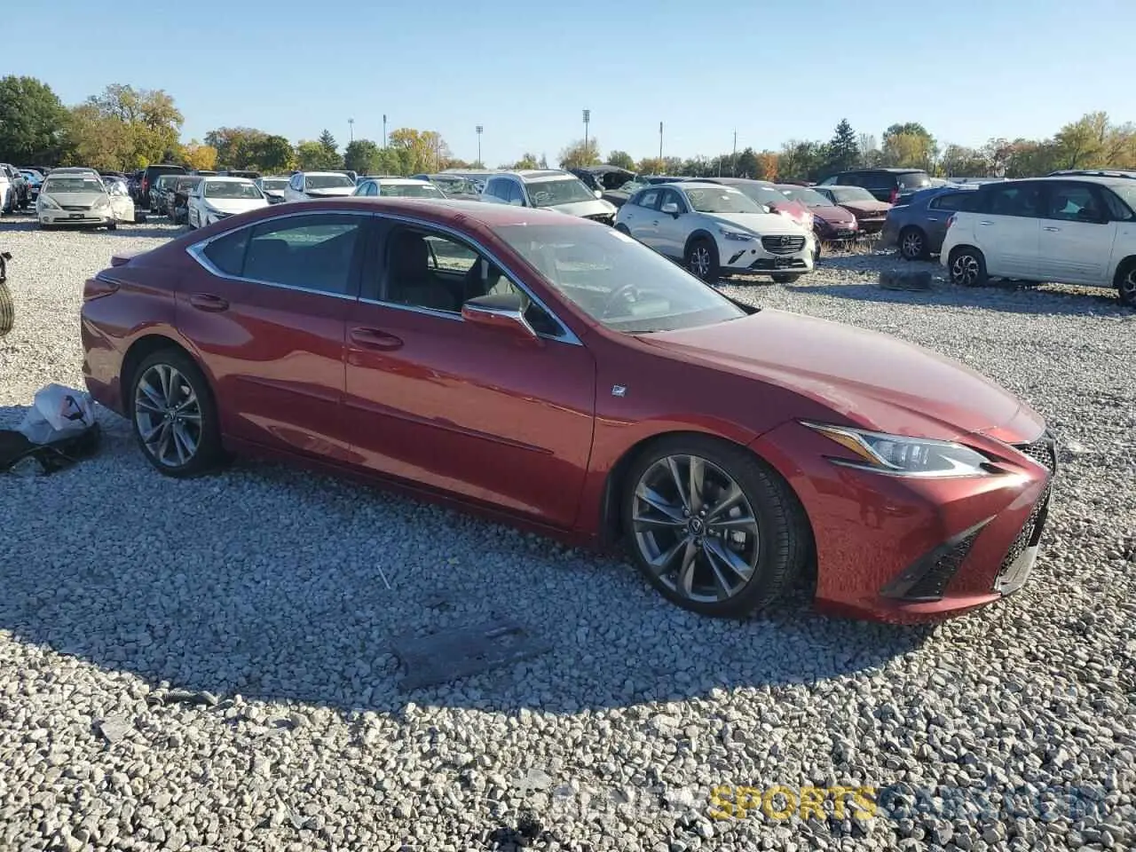 4 Photograph of a damaged car 58ABZ1B13KU042236 LEXUS ES350 2019