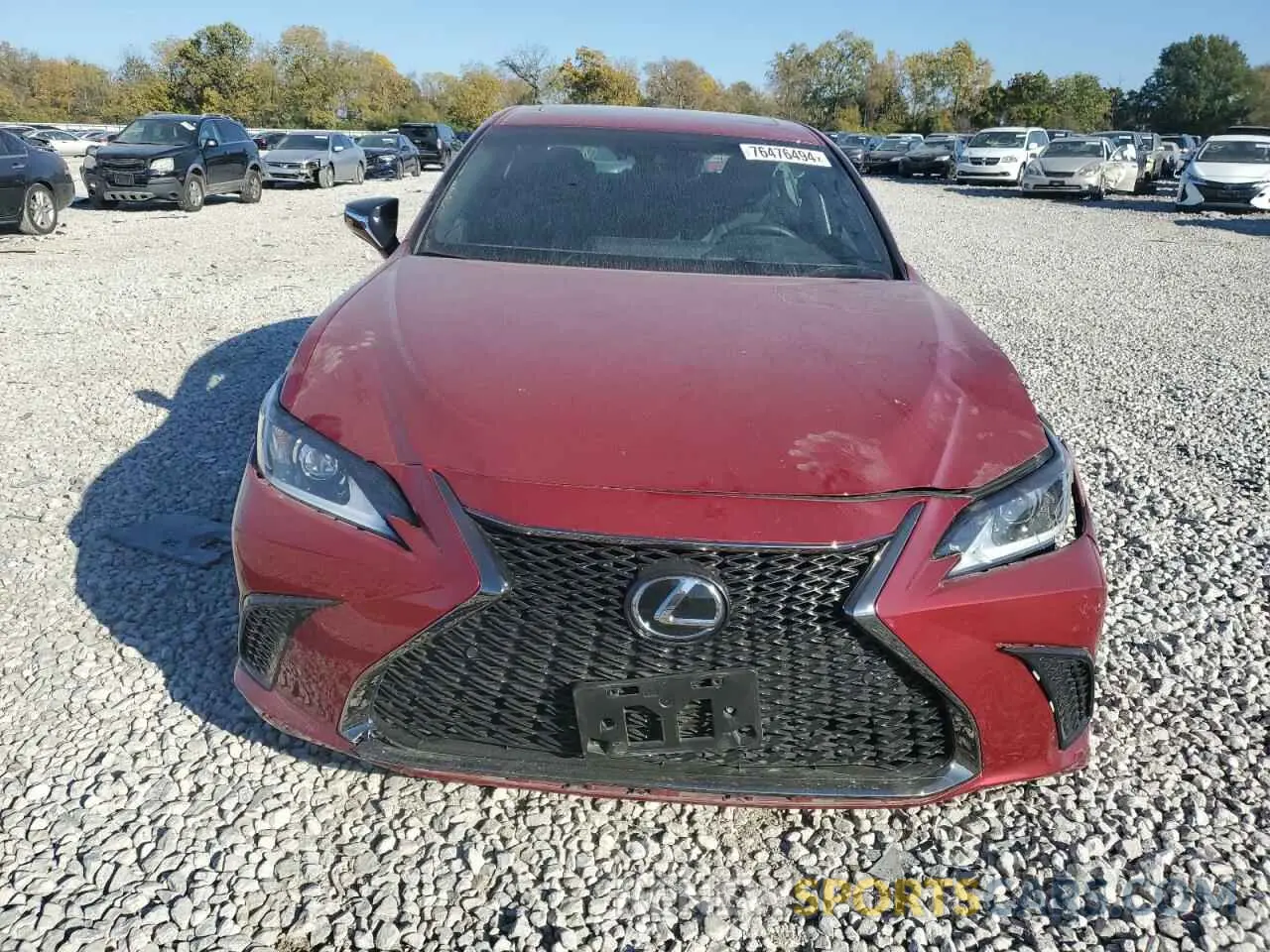 5 Photograph of a damaged car 58ABZ1B13KU042236 LEXUS ES350 2019