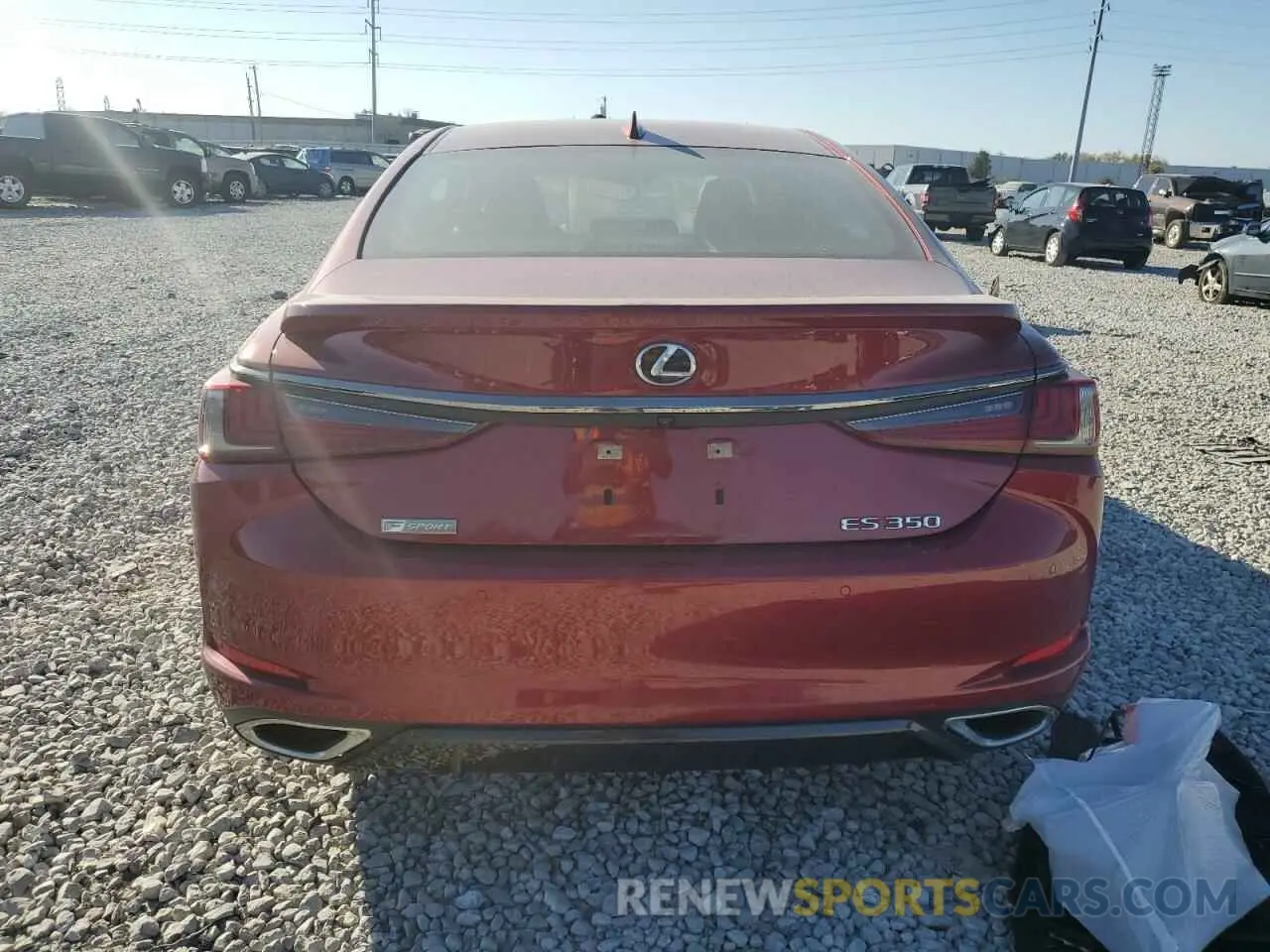 6 Photograph of a damaged car 58ABZ1B13KU042236 LEXUS ES350 2019