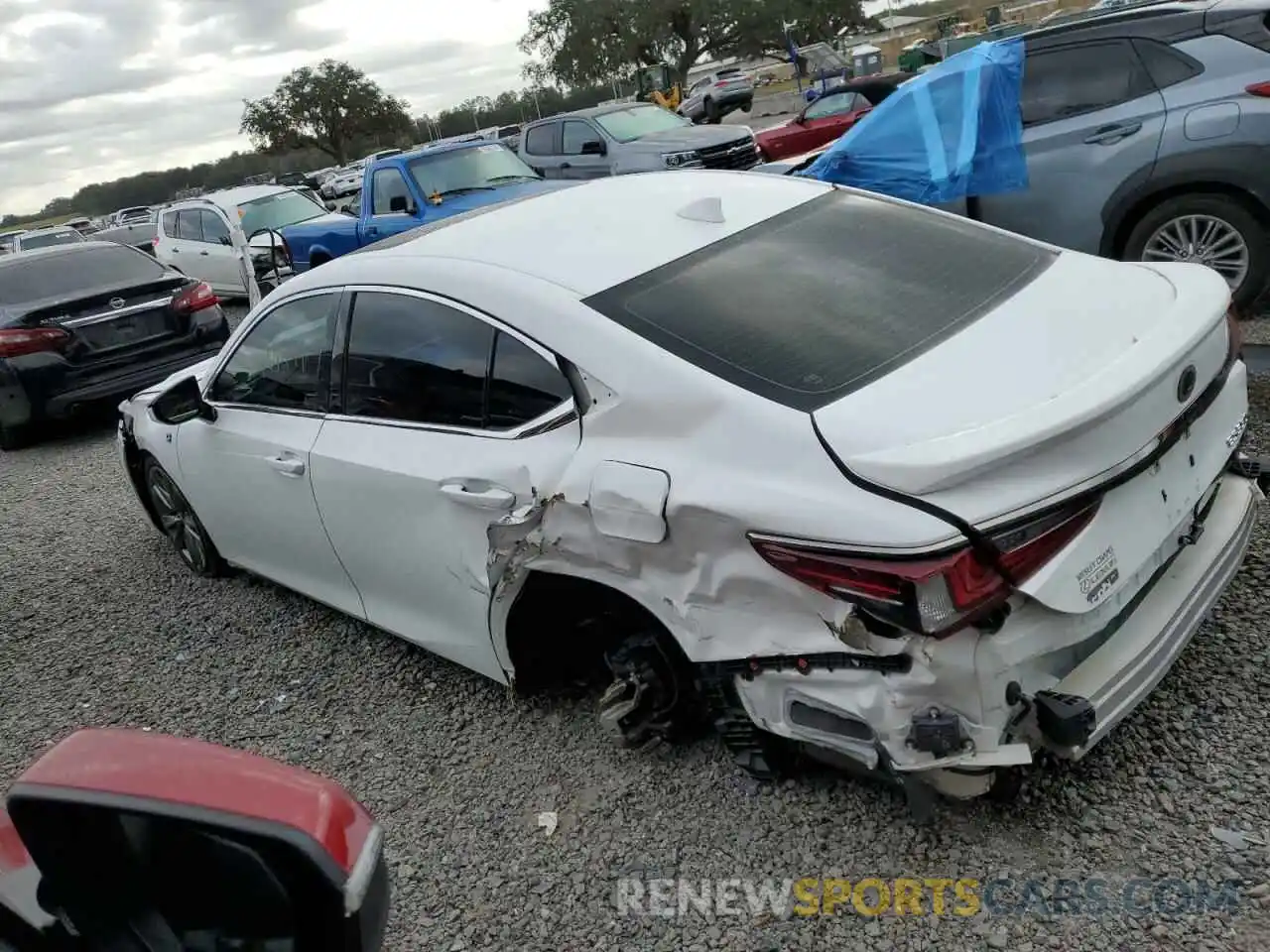 2 Photograph of a damaged car 58ABZ1B14KU001744 LEXUS ES350 2019