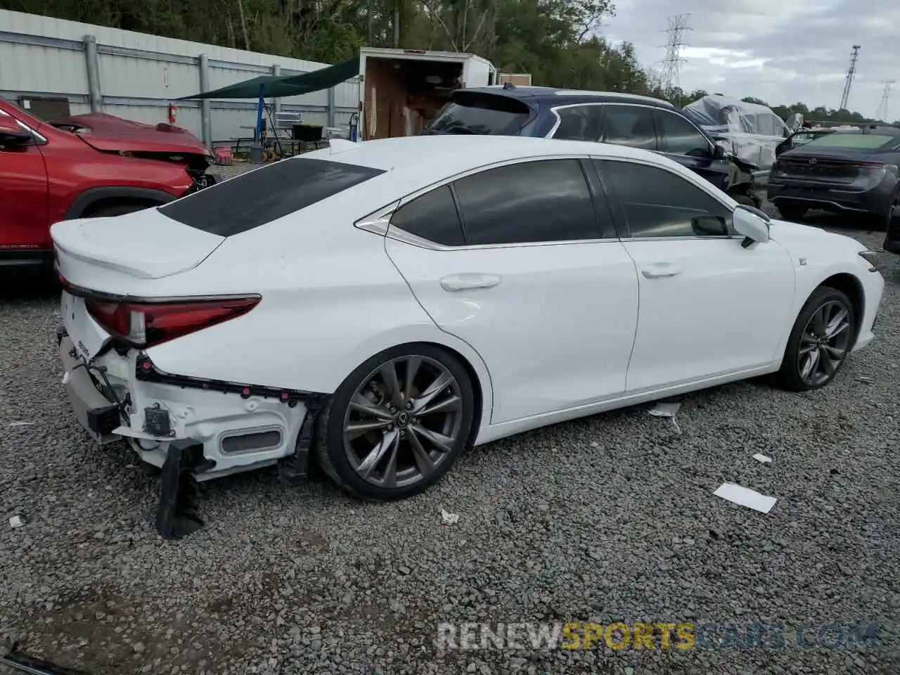 3 Photograph of a damaged car 58ABZ1B14KU001744 LEXUS ES350 2019