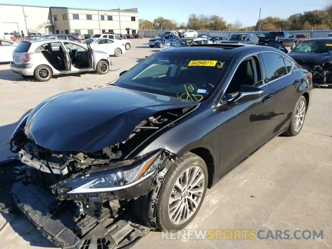 2 Photograph of a damaged car 58ABZ1B14KU013568 LEXUS ES350 2019