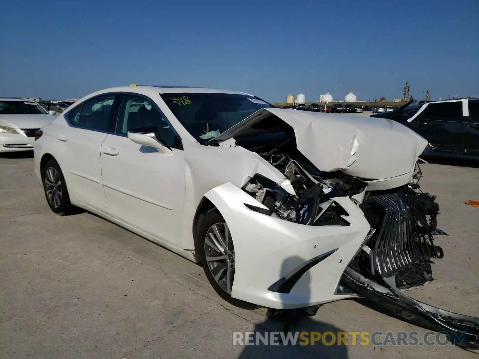 1 Photograph of a damaged car 58ABZ1B14KU019192 LEXUS ES350 2019