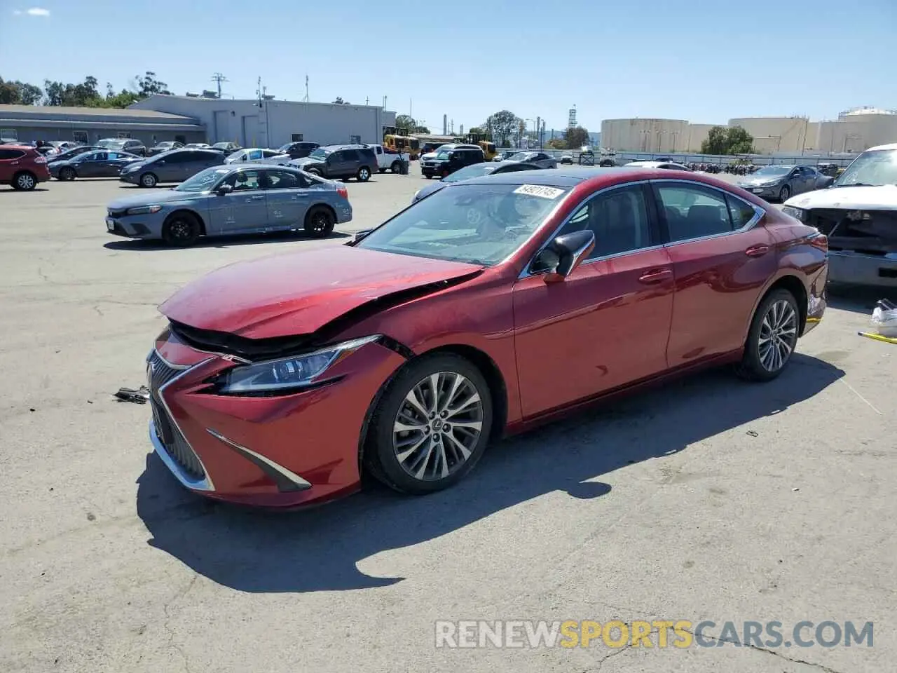 1 Photograph of a damaged car 58ABZ1B14KU023159 LEXUS ES350 2019
