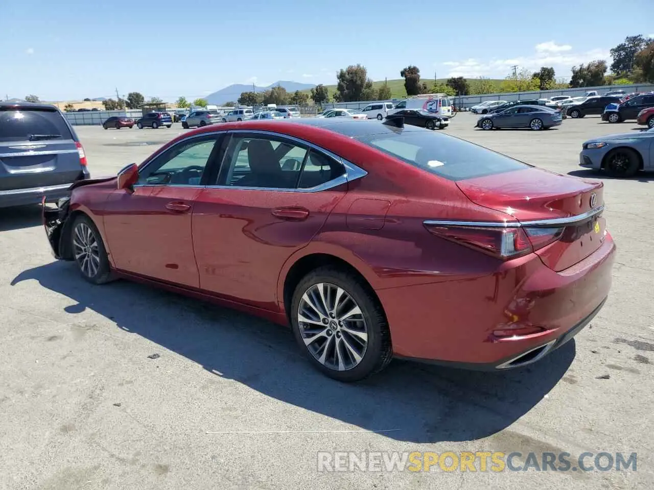 2 Photograph of a damaged car 58ABZ1B14KU023159 LEXUS ES350 2019