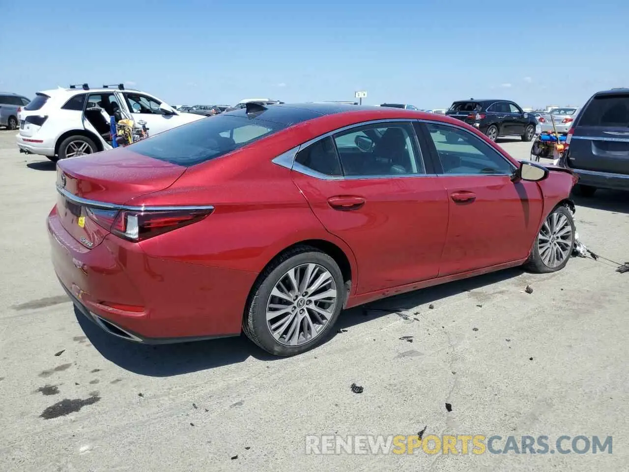 3 Photograph of a damaged car 58ABZ1B14KU023159 LEXUS ES350 2019