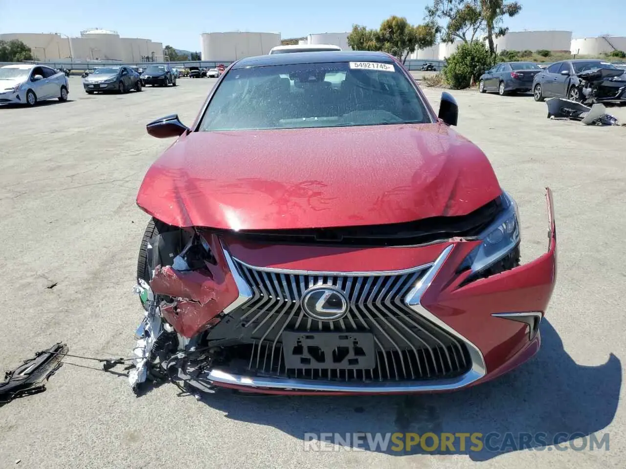 5 Photograph of a damaged car 58ABZ1B14KU023159 LEXUS ES350 2019