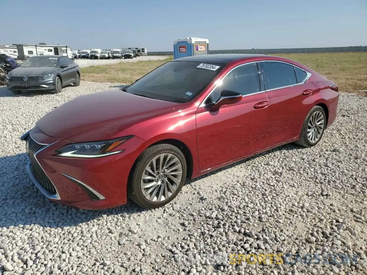 1 Photograph of a damaged car 58ABZ1B14KU024862 LEXUS ES350 2019