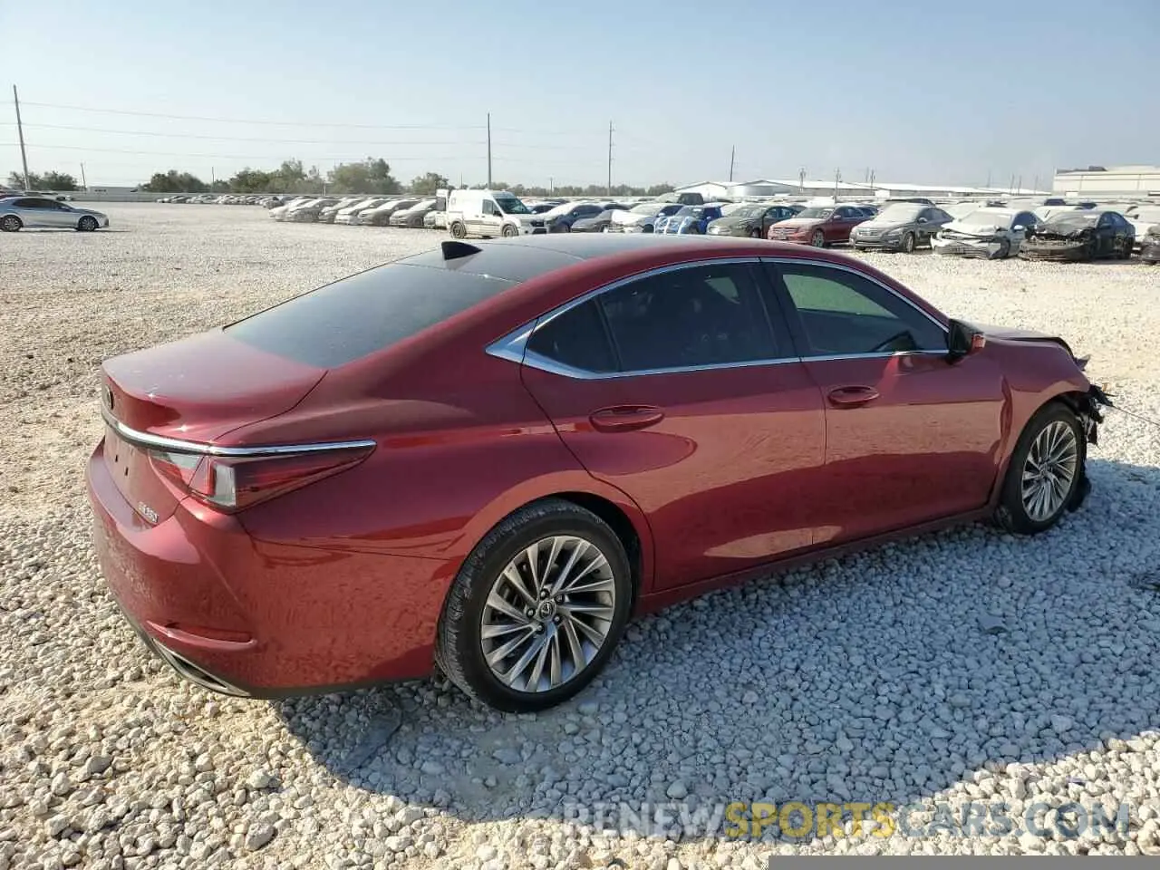 3 Photograph of a damaged car 58ABZ1B14KU024862 LEXUS ES350 2019