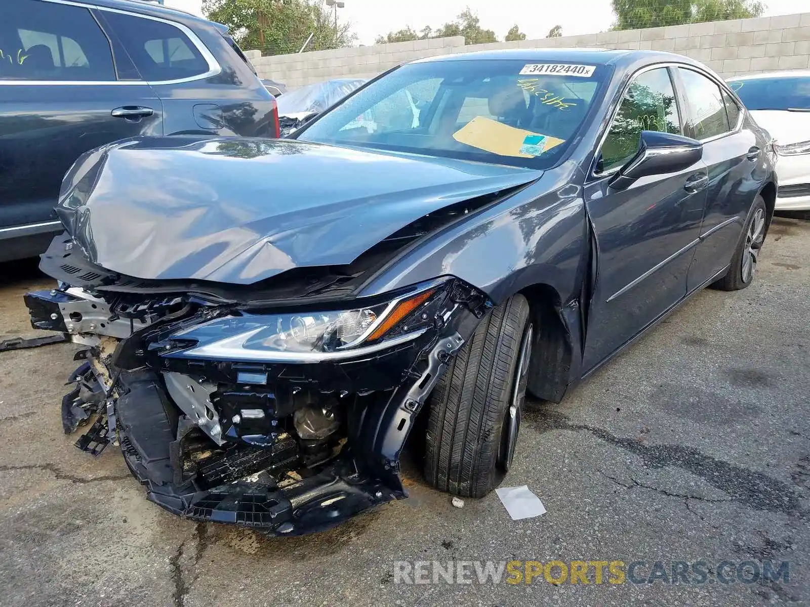 2 Photograph of a damaged car 58ABZ1B14KU025669 LEXUS ES350 2019