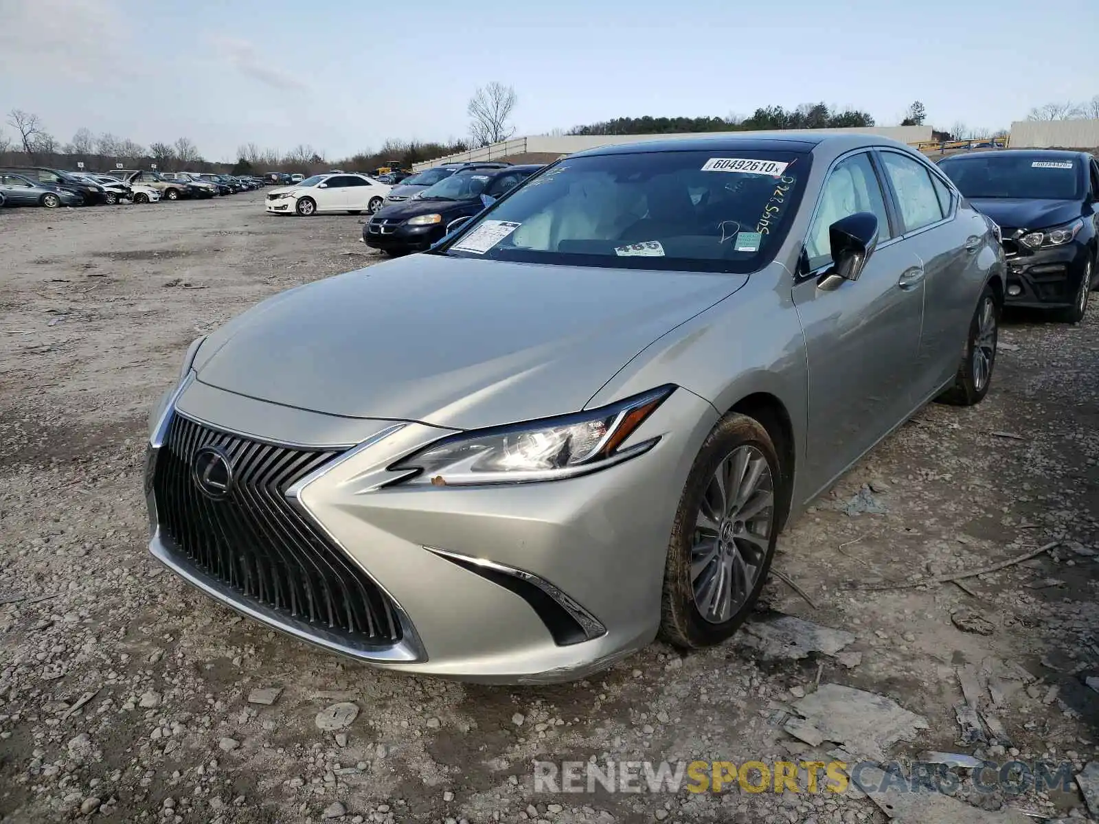 2 Photograph of a damaged car 58ABZ1B14KU026529 LEXUS ES350 2019