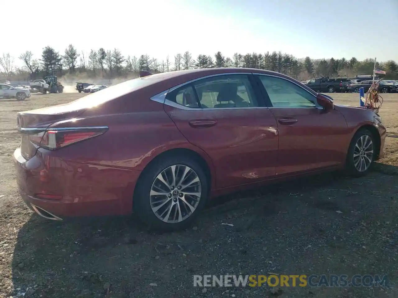 3 Photograph of a damaged car 58ABZ1B14KU034341 LEXUS ES350 2019