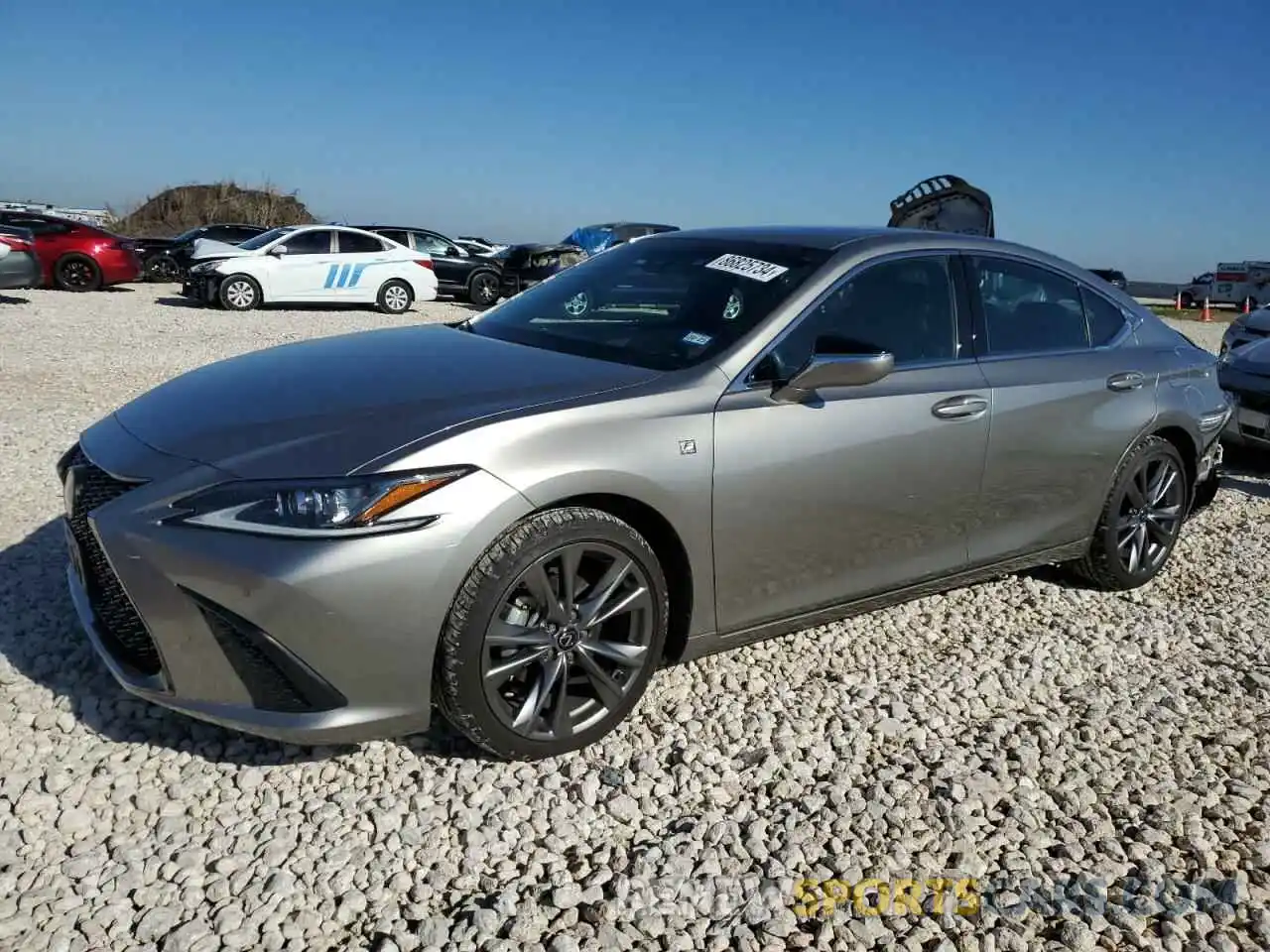 1 Photograph of a damaged car 58ABZ1B14KU047851 LEXUS ES350 2019