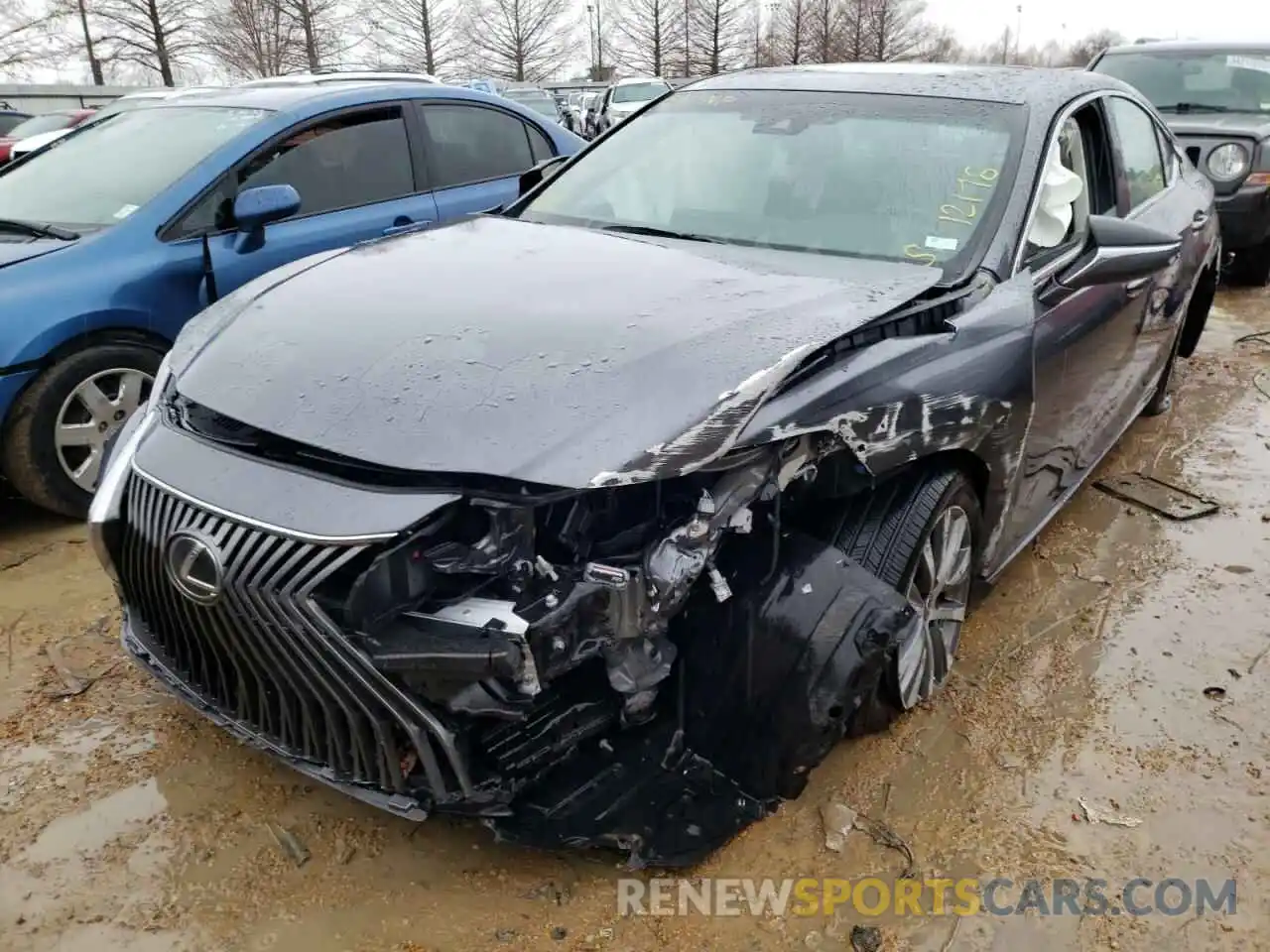 2 Photograph of a damaged car 58ABZ1B14KU048384 LEXUS ES350 2019