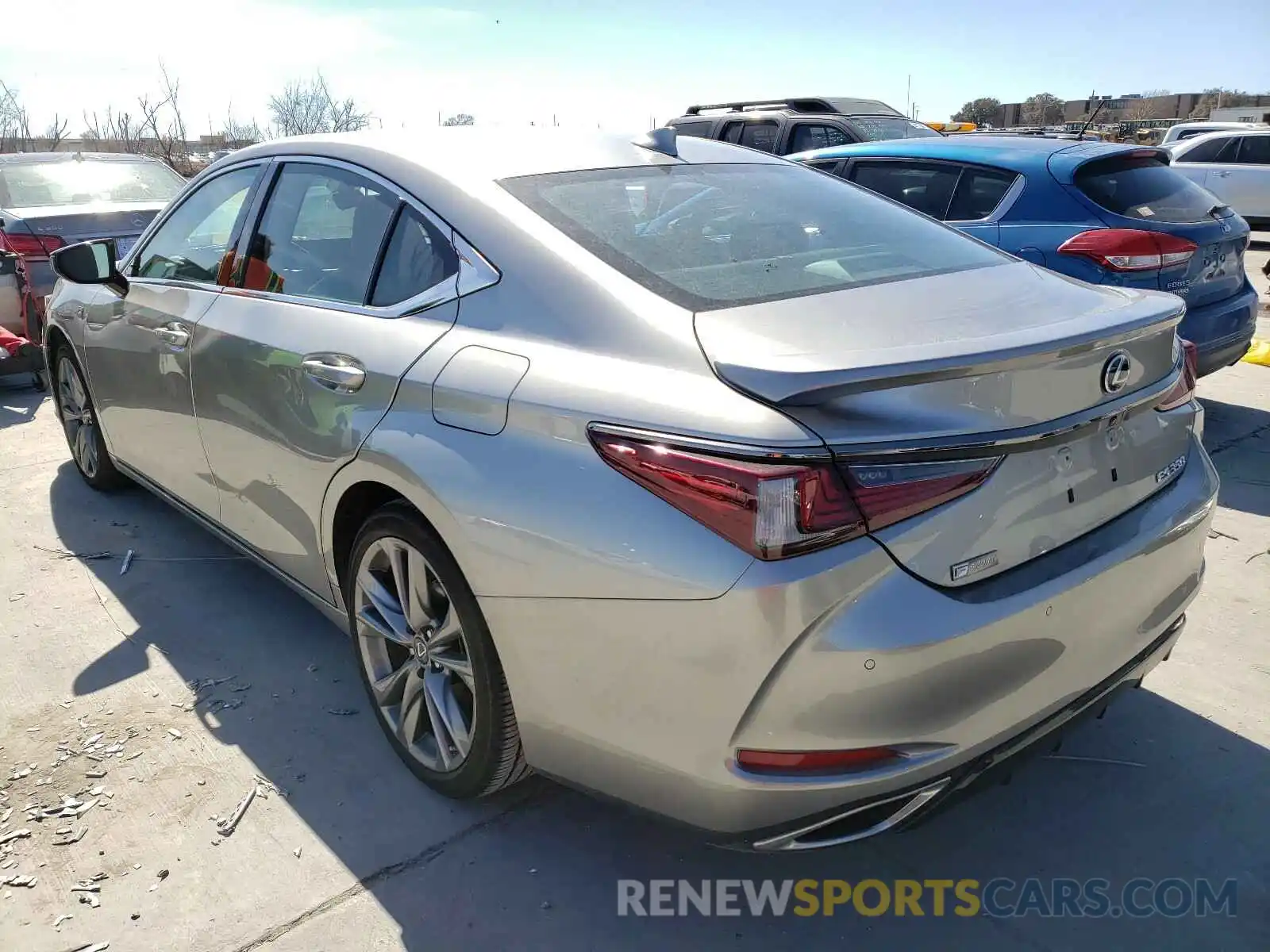 3 Photograph of a damaged car 58ABZ1B15KU011263 LEXUS ES350 2019