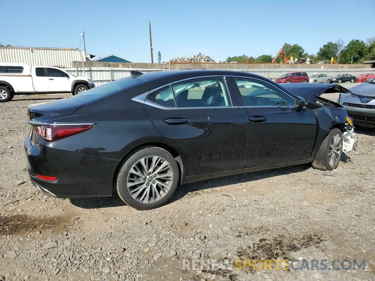 3 Photograph of a damaged car 58ABZ1B15KU011683 LEXUS ES350 2019