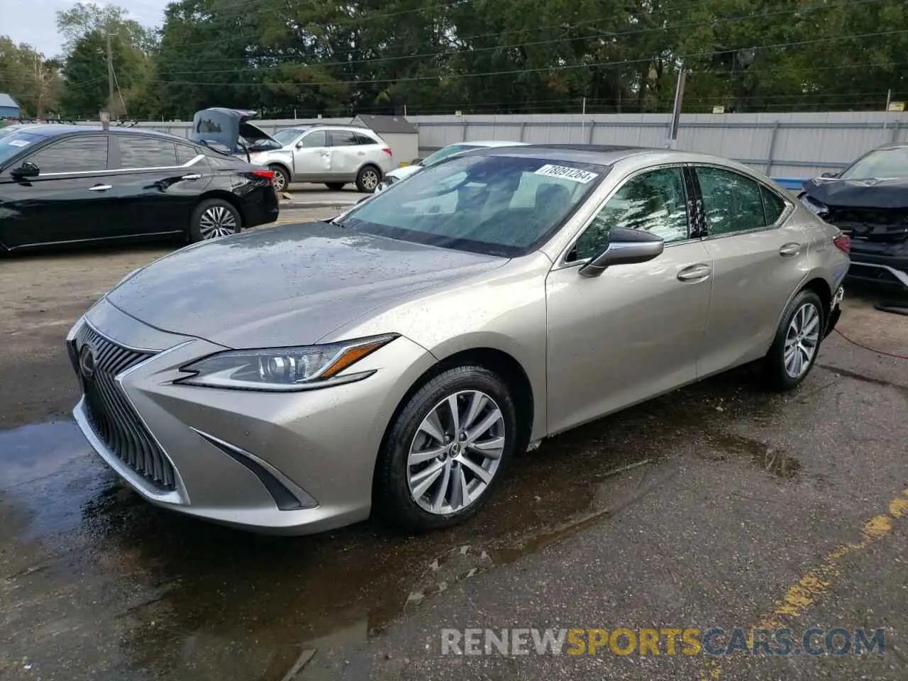 1 Photograph of a damaged car 58ABZ1B15KU014518 LEXUS ES350 2019