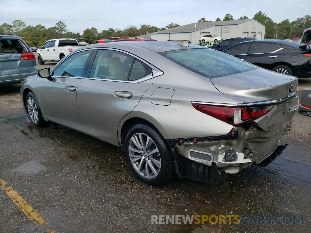 2 Photograph of a damaged car 58ABZ1B15KU014518 LEXUS ES350 2019