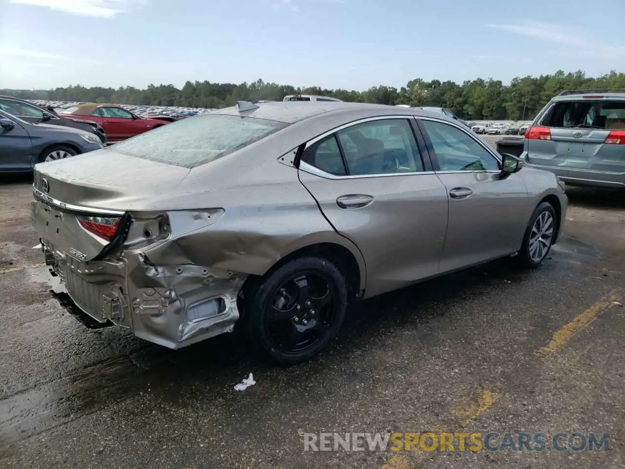 3 Photograph of a damaged car 58ABZ1B15KU014518 LEXUS ES350 2019
