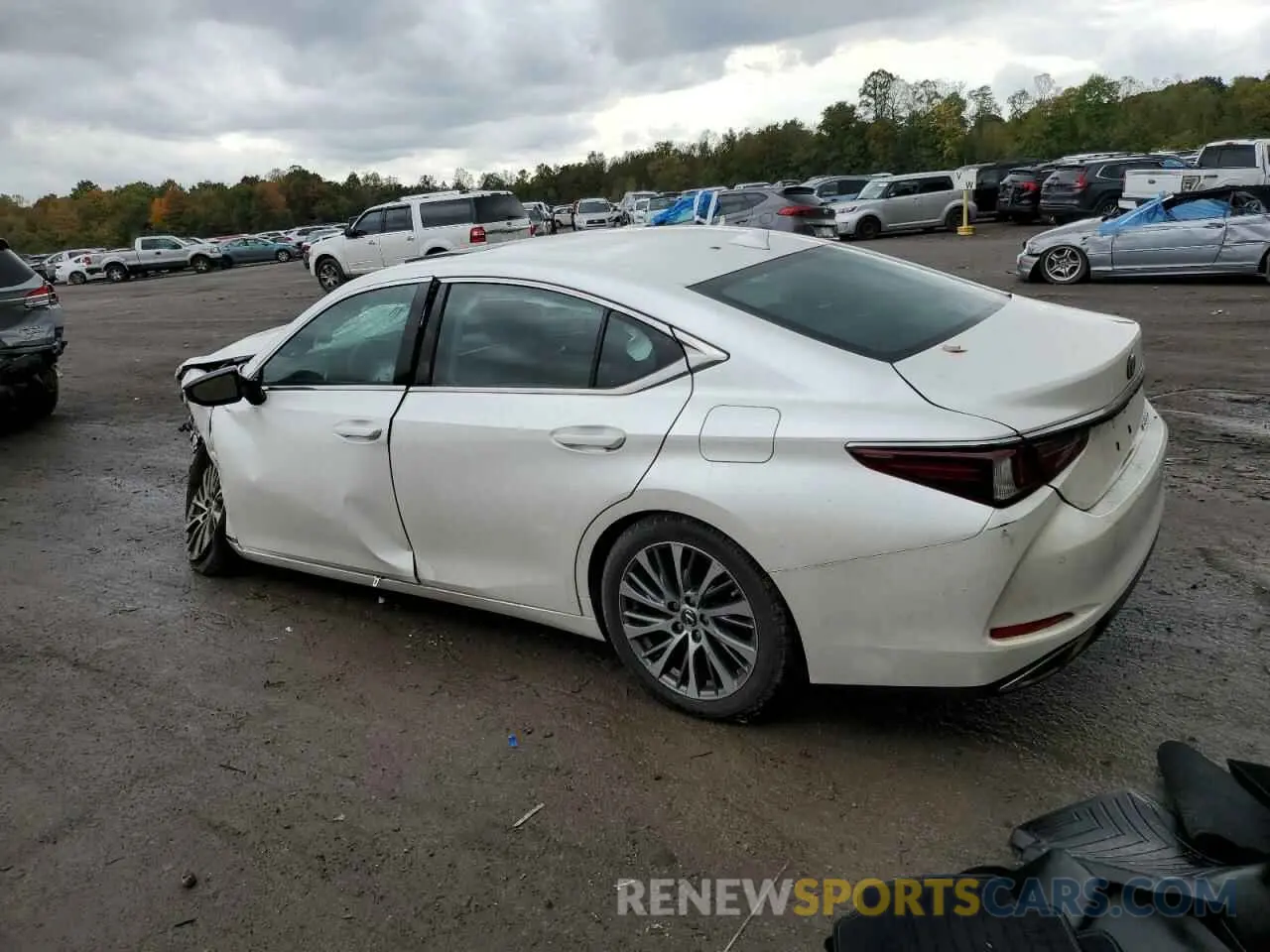 2 Photograph of a damaged car 58ABZ1B15KU018603 LEXUS ES350 2019