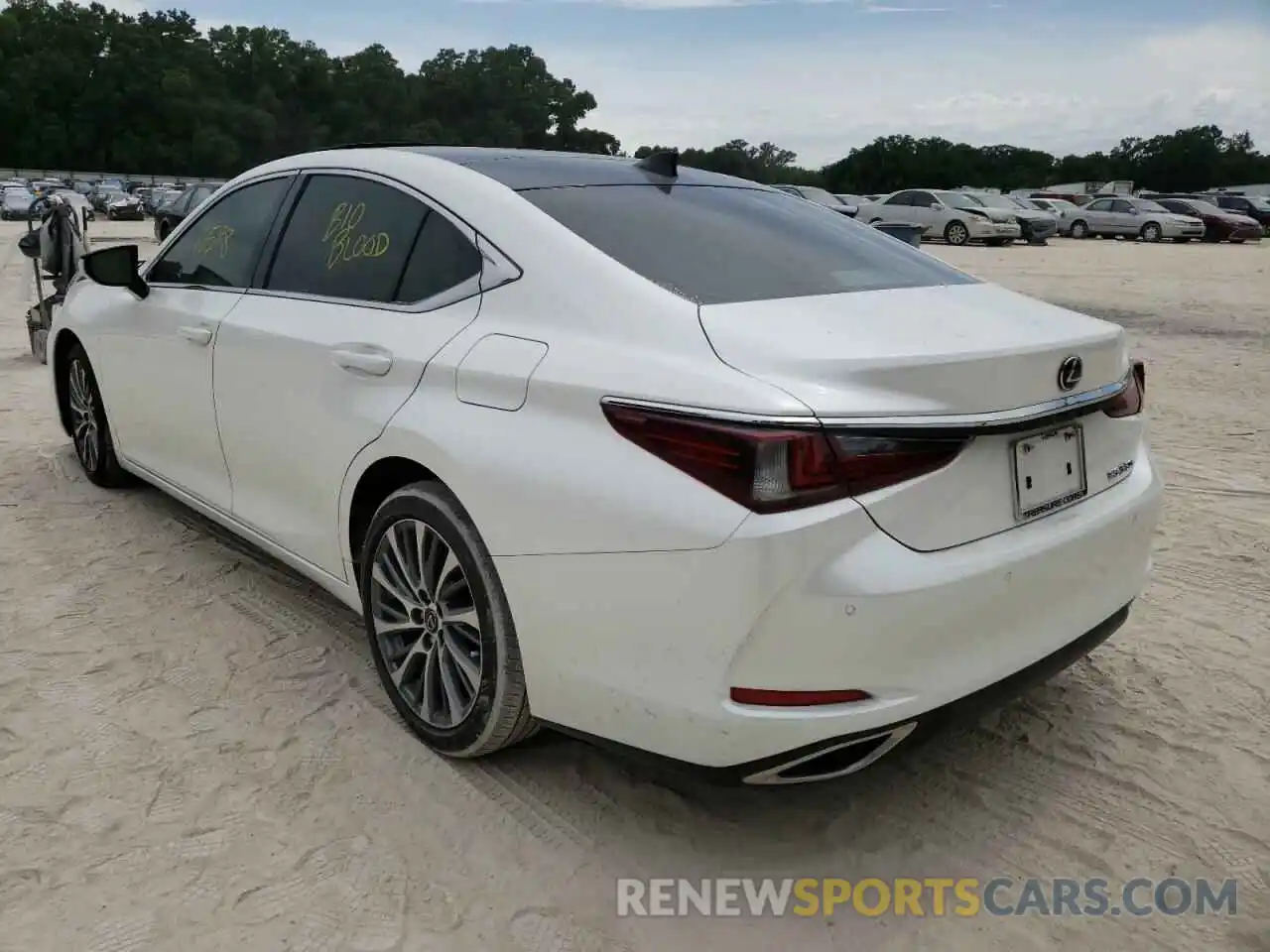 3 Photograph of a damaged car 58ABZ1B15KU025518 LEXUS ES350 2019