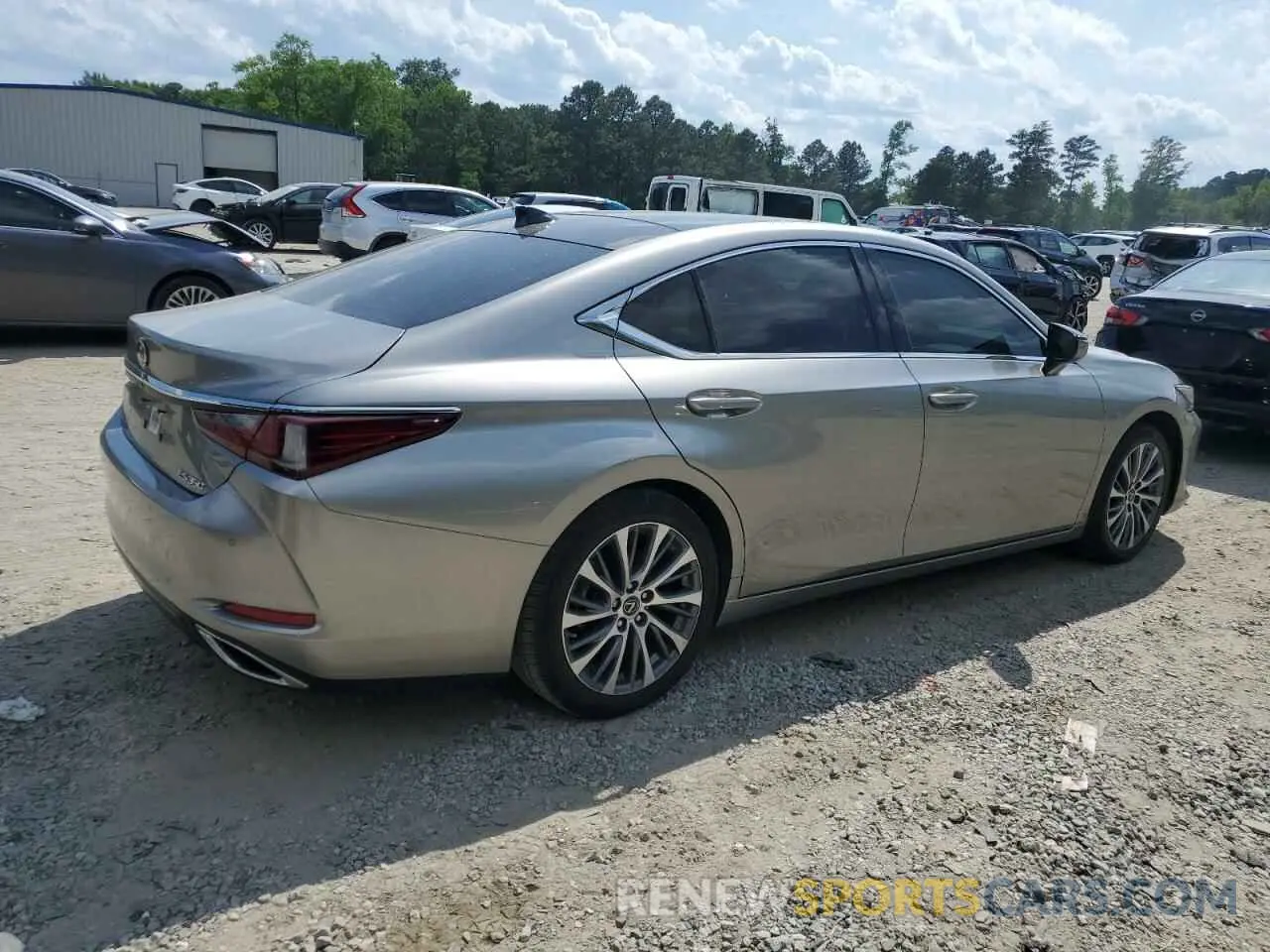 3 Photograph of a damaged car 58ABZ1B15KU028404 LEXUS ES350 2019