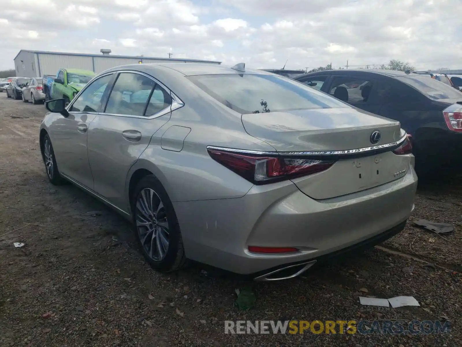 3 Photograph of a damaged car 58ABZ1B15KU034607 LEXUS ES350 2019