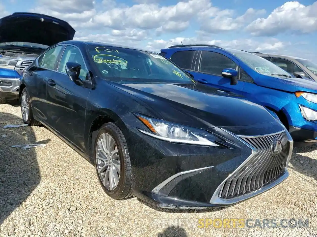 1 Photograph of a damaged car 58ABZ1B15KU035501 LEXUS ES350 2019