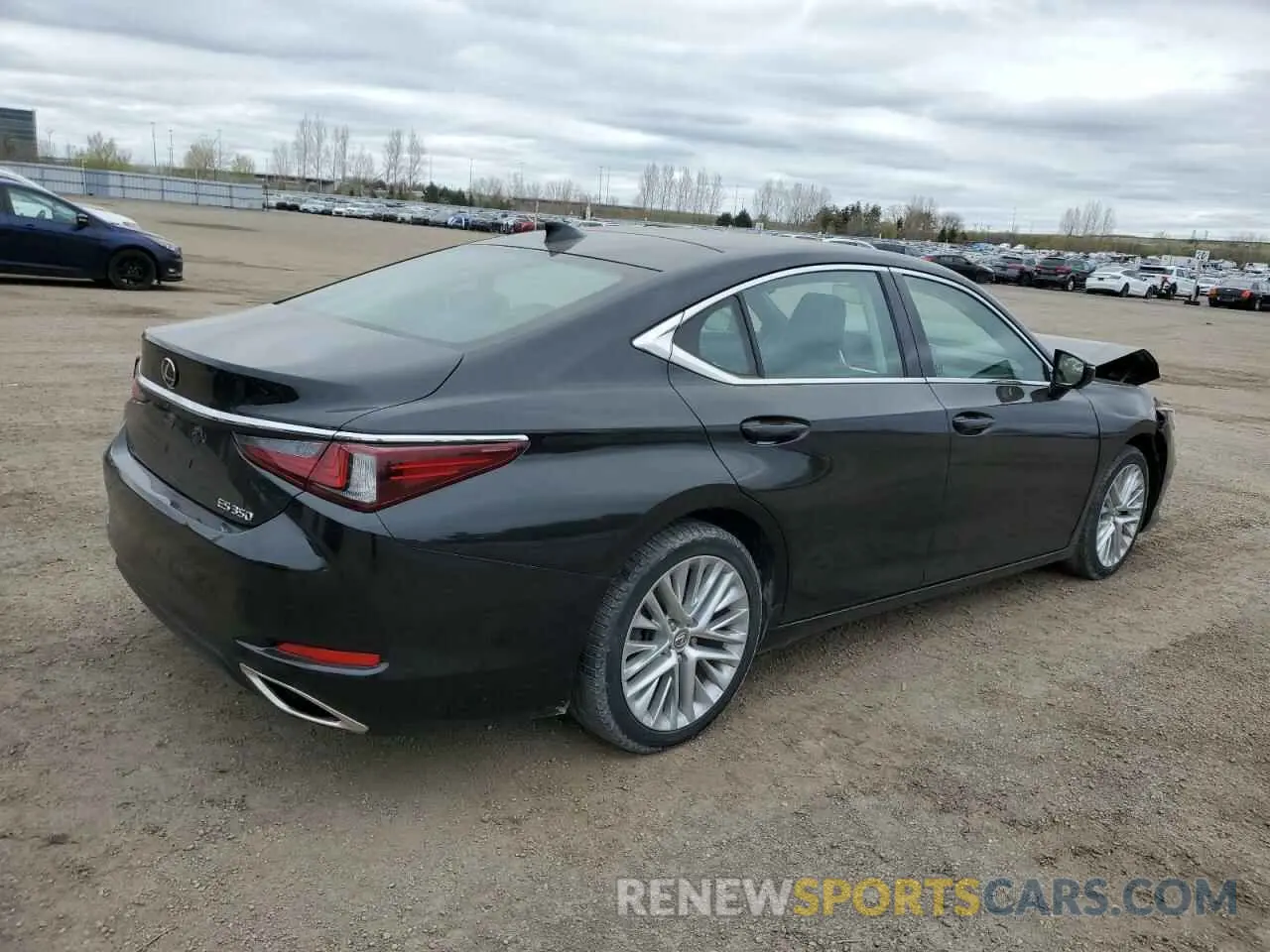 3 Photograph of a damaged car 58ABZ1B16KU017024 LEXUS ES350 2019