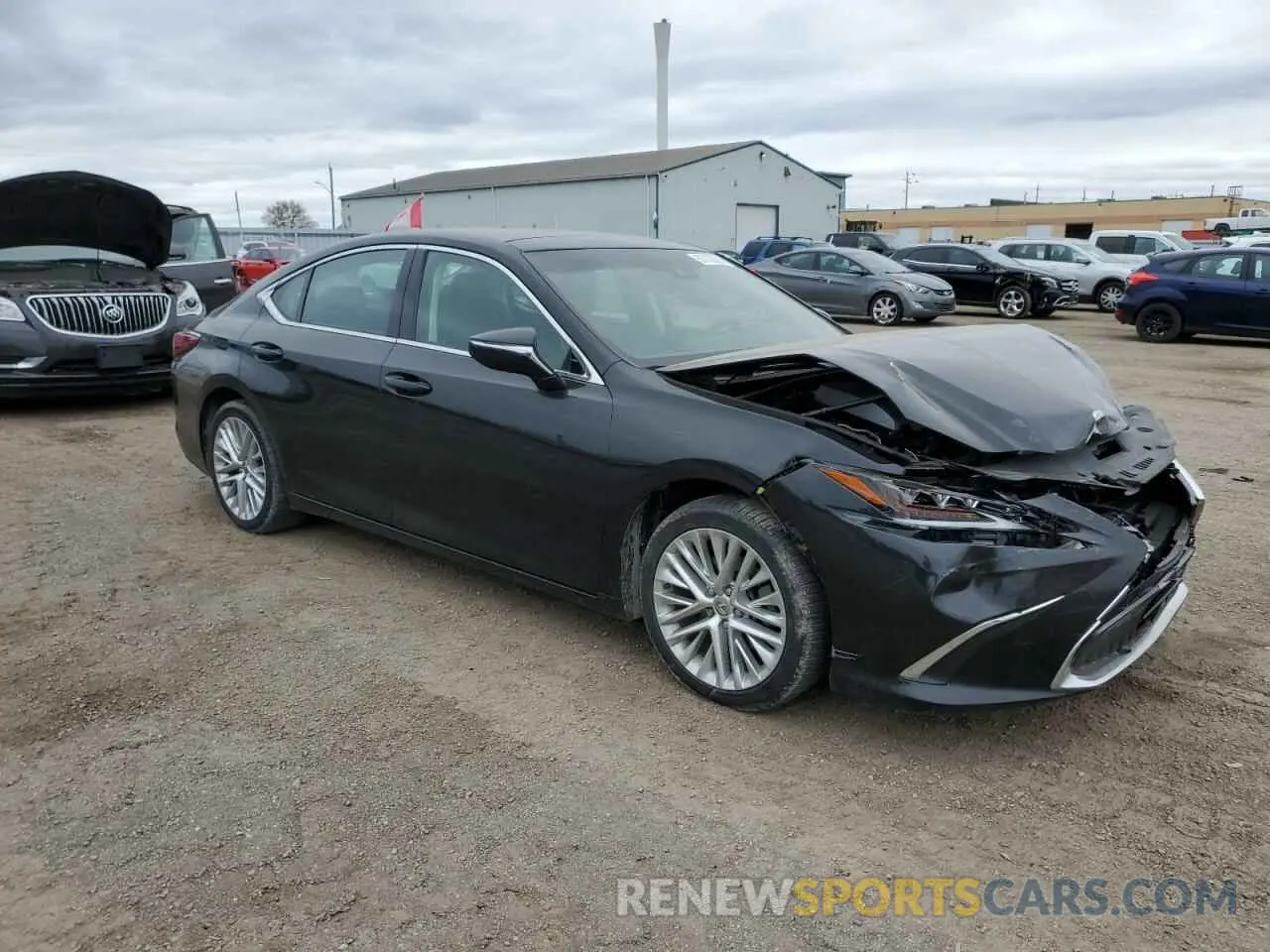 4 Photograph of a damaged car 58ABZ1B16KU017024 LEXUS ES350 2019