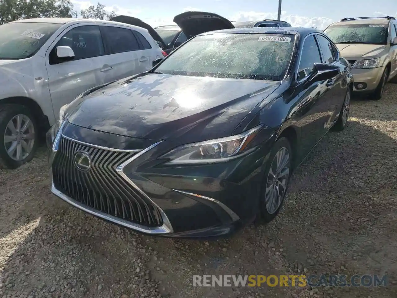 2 Photograph of a damaged car 58ABZ1B16KU027701 LEXUS ES350 2019