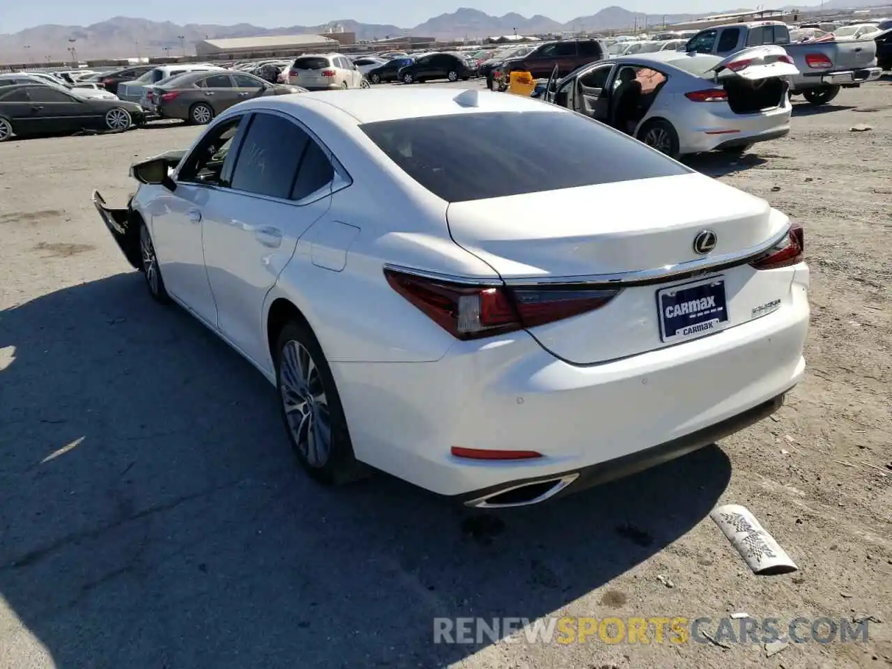 3 Photograph of a damaged car 58ABZ1B16KU028301 LEXUS ES350 2019