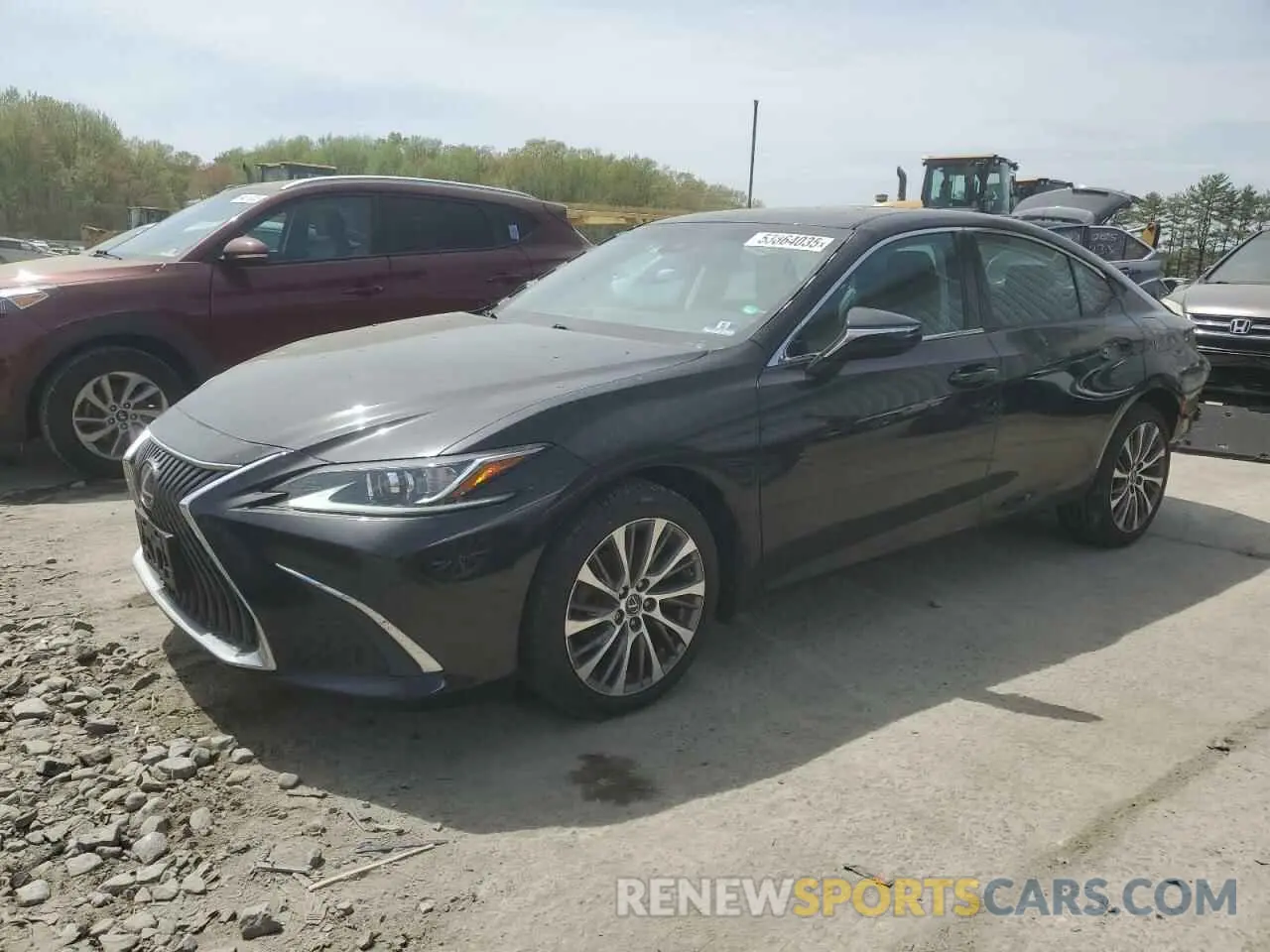 1 Photograph of a damaged car 58ABZ1B16KU034521 LEXUS ES350 2019