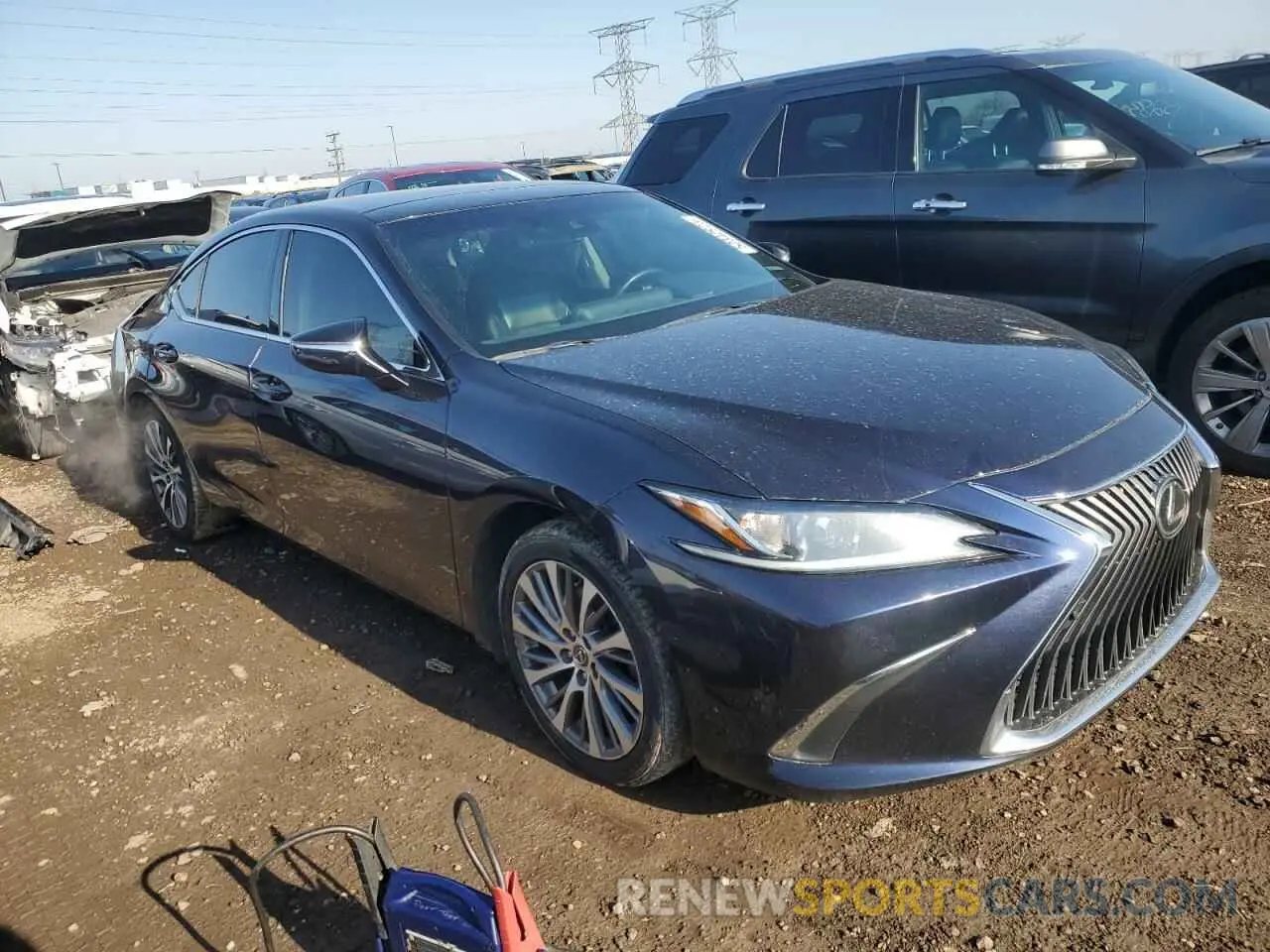 4 Photograph of a damaged car 58ABZ1B16KU039248 LEXUS ES350 2019