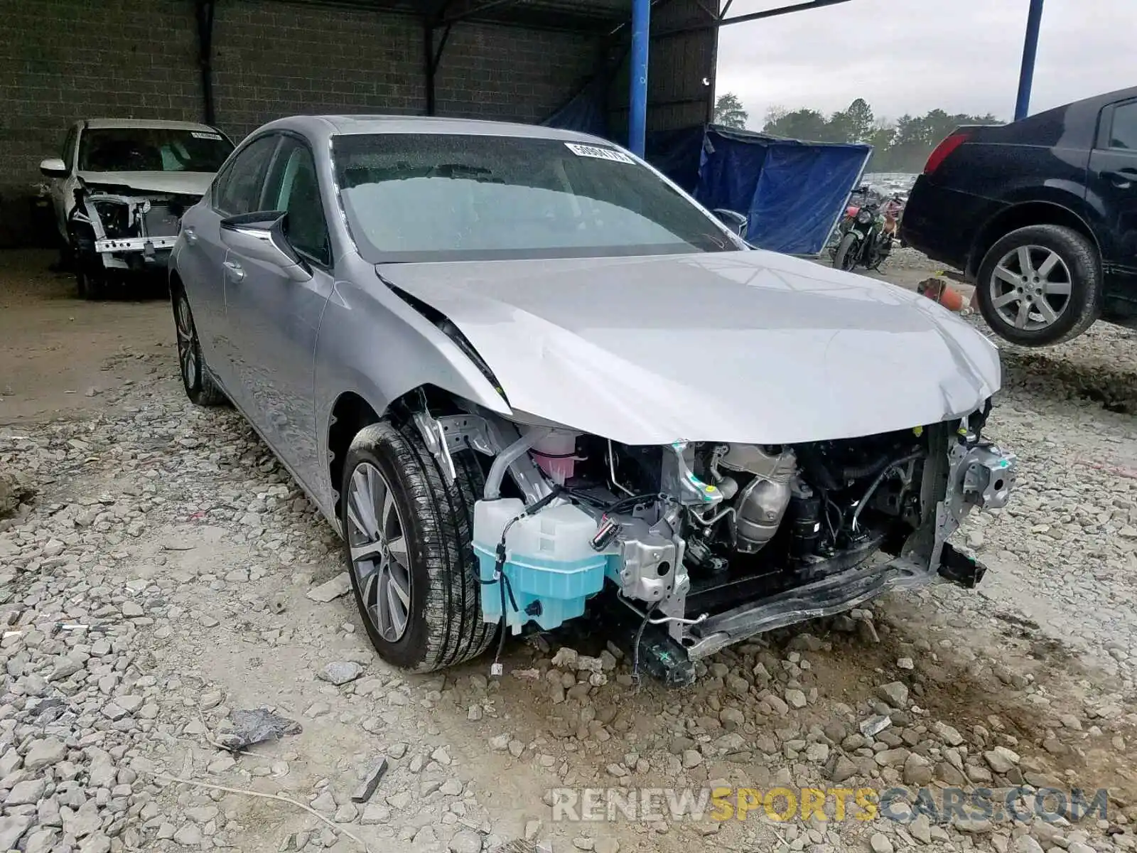 1 Photograph of a damaged car 58ABZ1B16KU046734 LEXUS ES350 2019