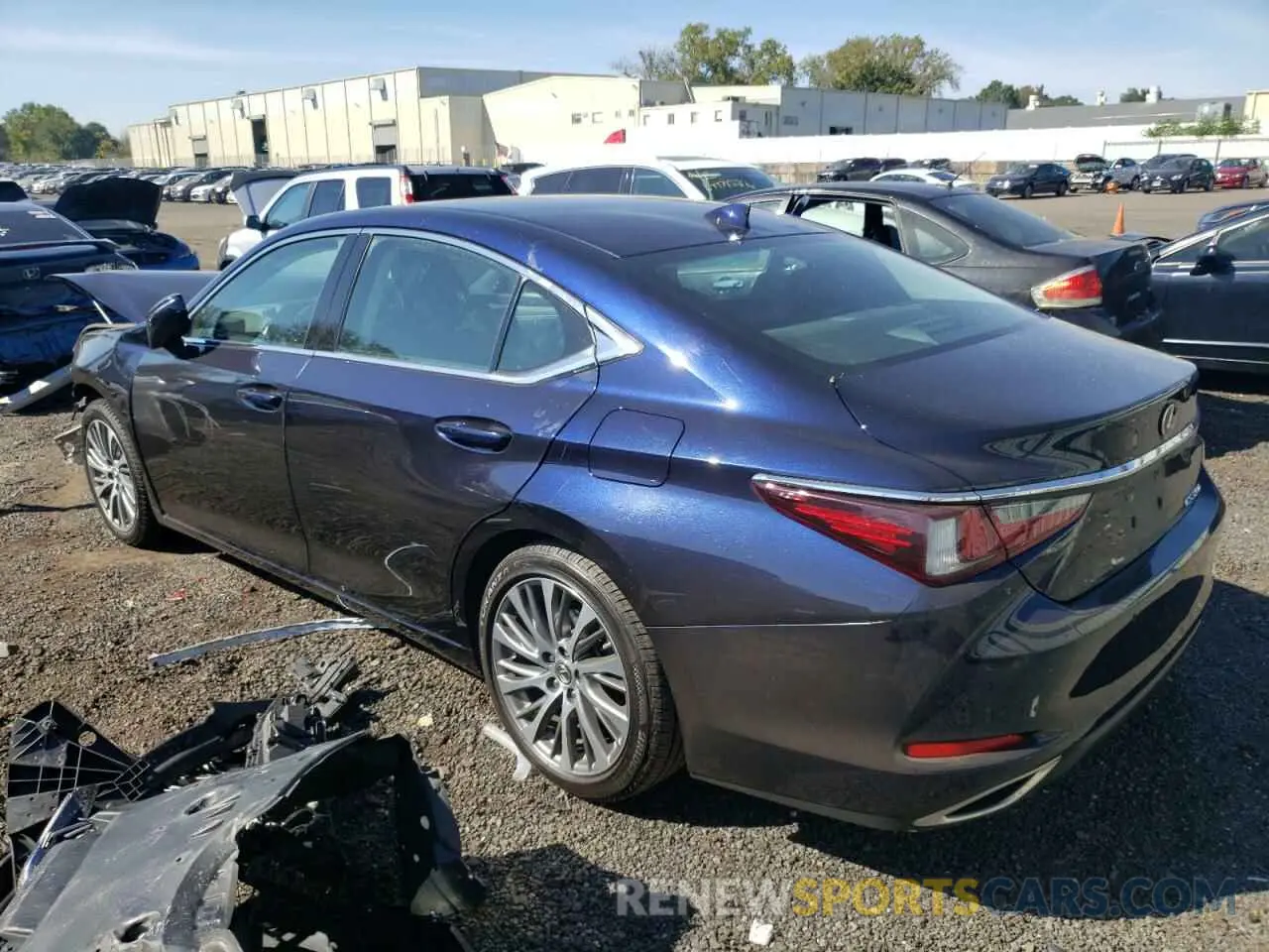 2 Photograph of a damaged car 58ABZ1B16KU049472 LEXUS ES350 2019