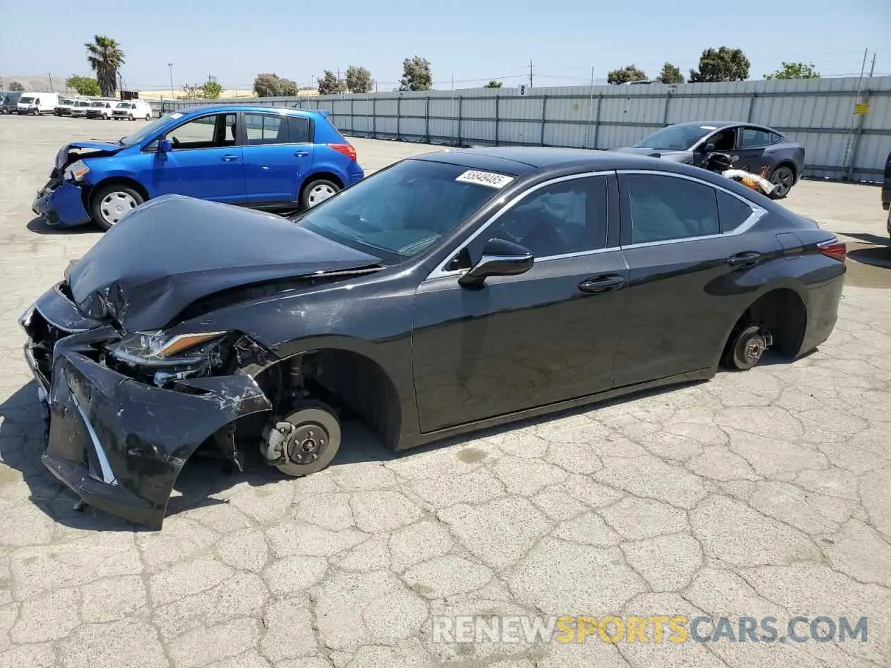 1 Photograph of a damaged car 58ABZ1B17KU002161 LEXUS ES350 2019