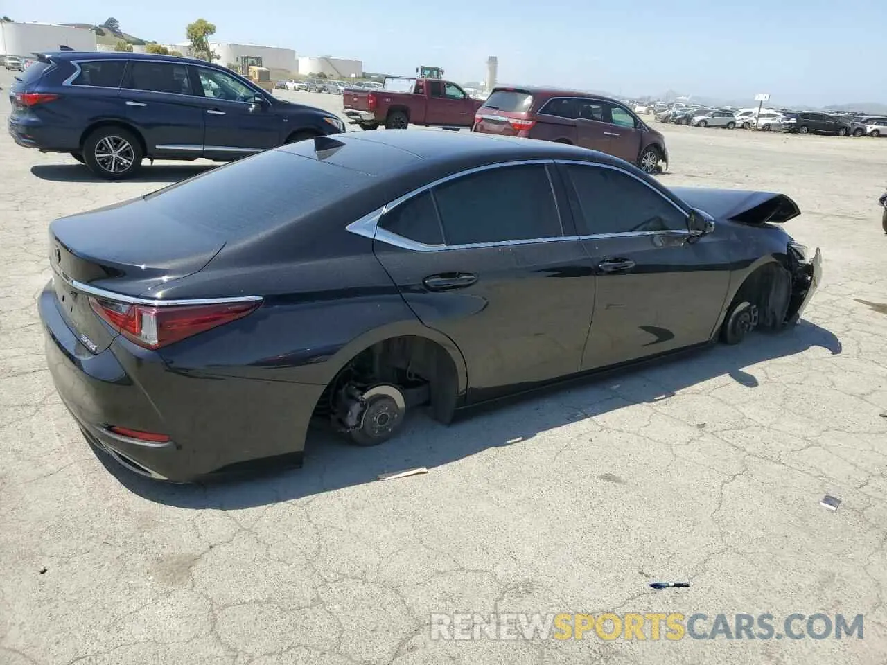 3 Photograph of a damaged car 58ABZ1B17KU002161 LEXUS ES350 2019