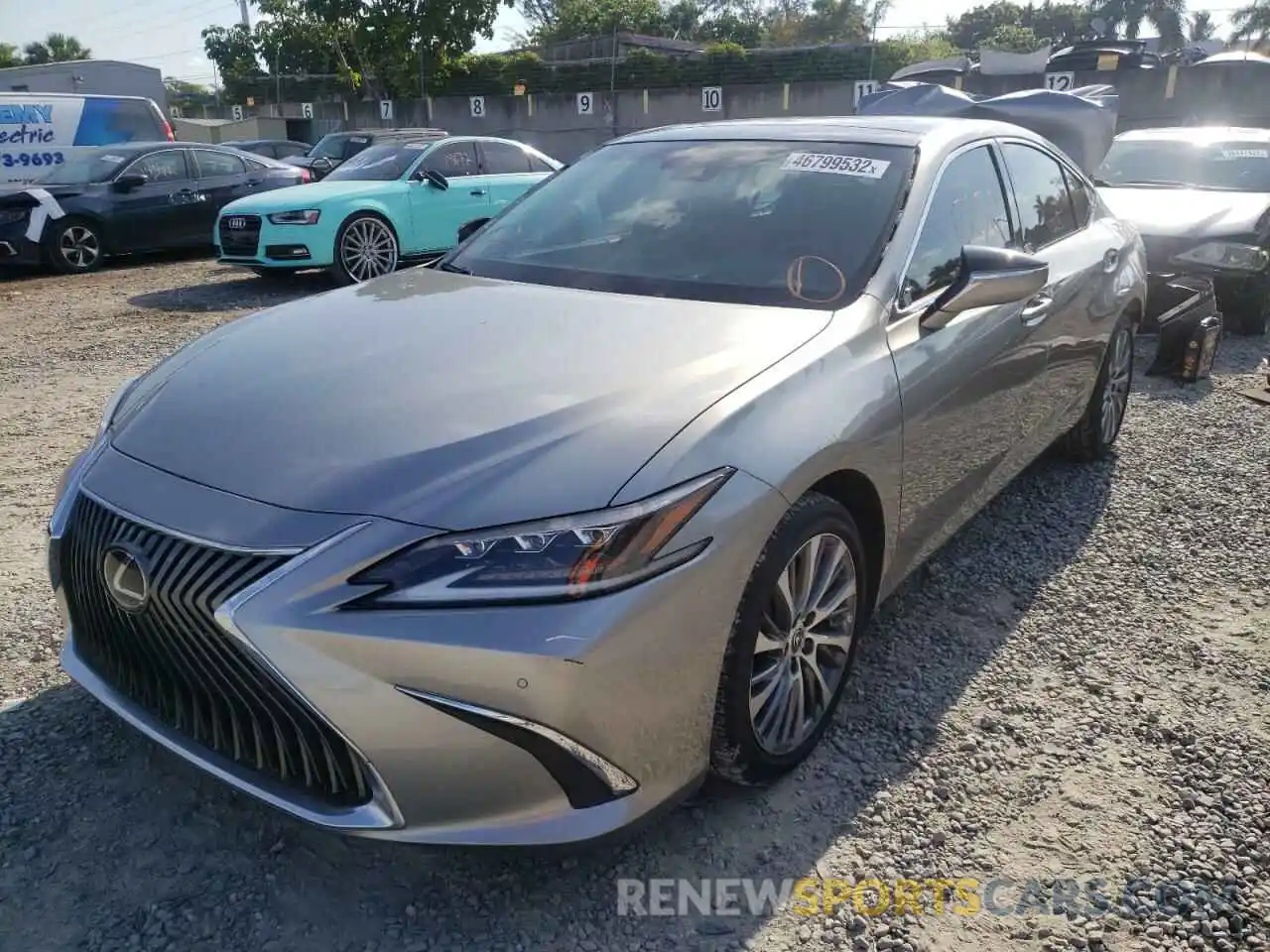 2 Photograph of a damaged car 58ABZ1B17KU003701 LEXUS ES350 2019