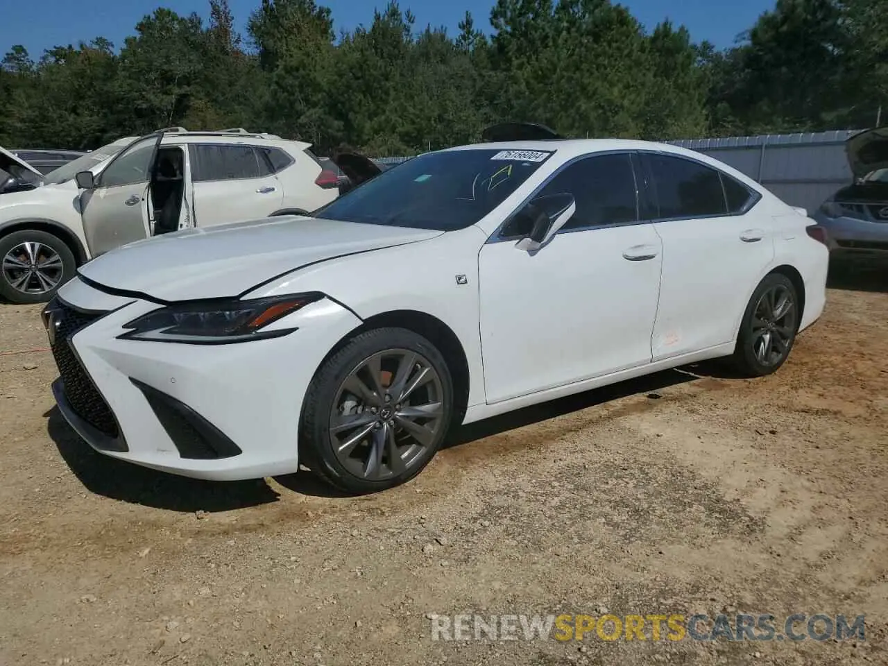 1 Photograph of a damaged car 58ABZ1B17KU006243 LEXUS ES350 2019