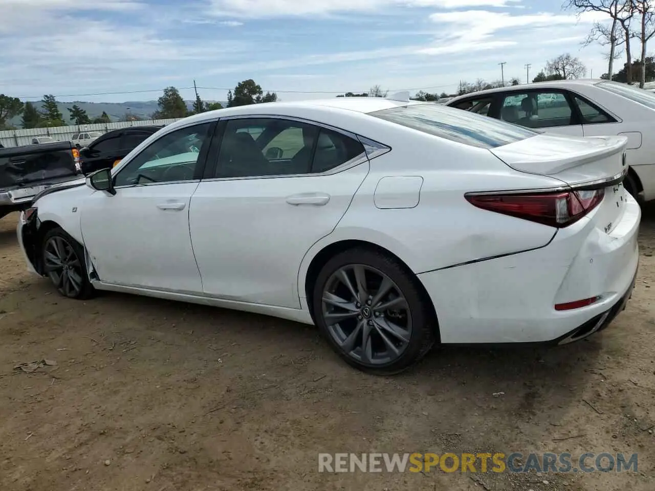 2 Photograph of a damaged car 58ABZ1B17KU007408 LEXUS ES350 2019