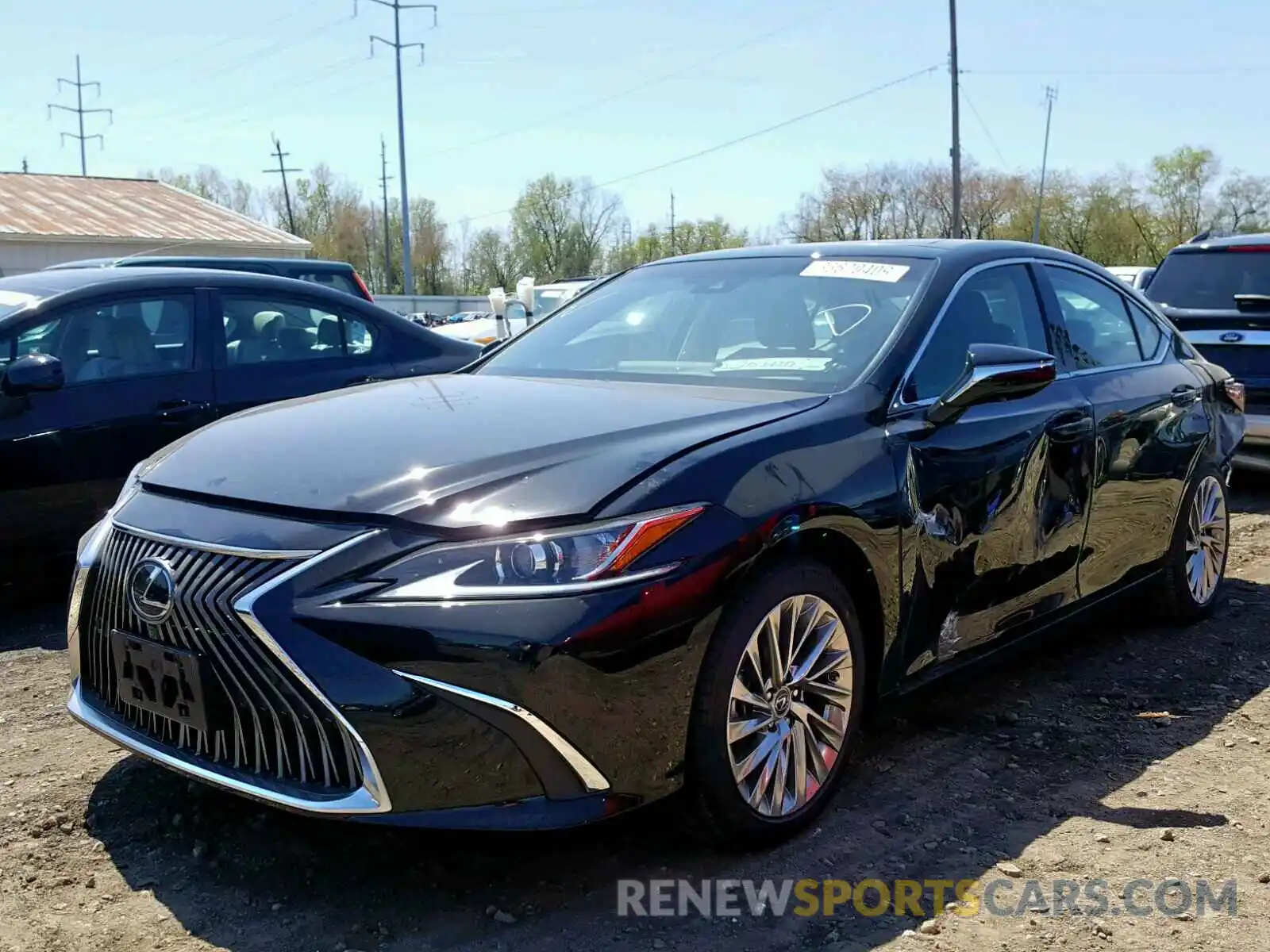 2 Photograph of a damaged car 58ABZ1B17KU012060 LEXUS ES350 2019