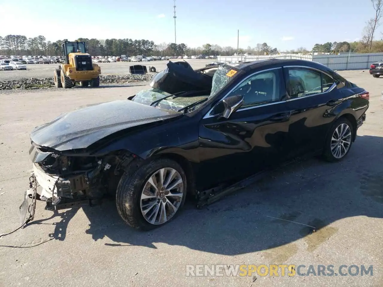 1 Photograph of a damaged car 58ABZ1B17KU013323 LEXUS ES350 2019