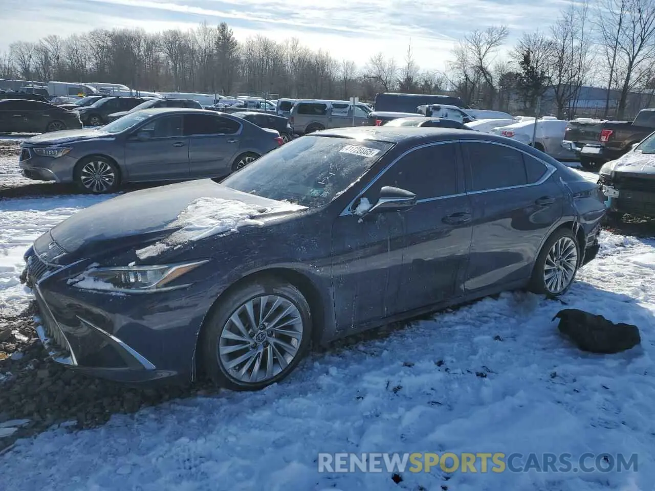 1 Photograph of a damaged car 58ABZ1B17KU017369 LEXUS ES350 2019