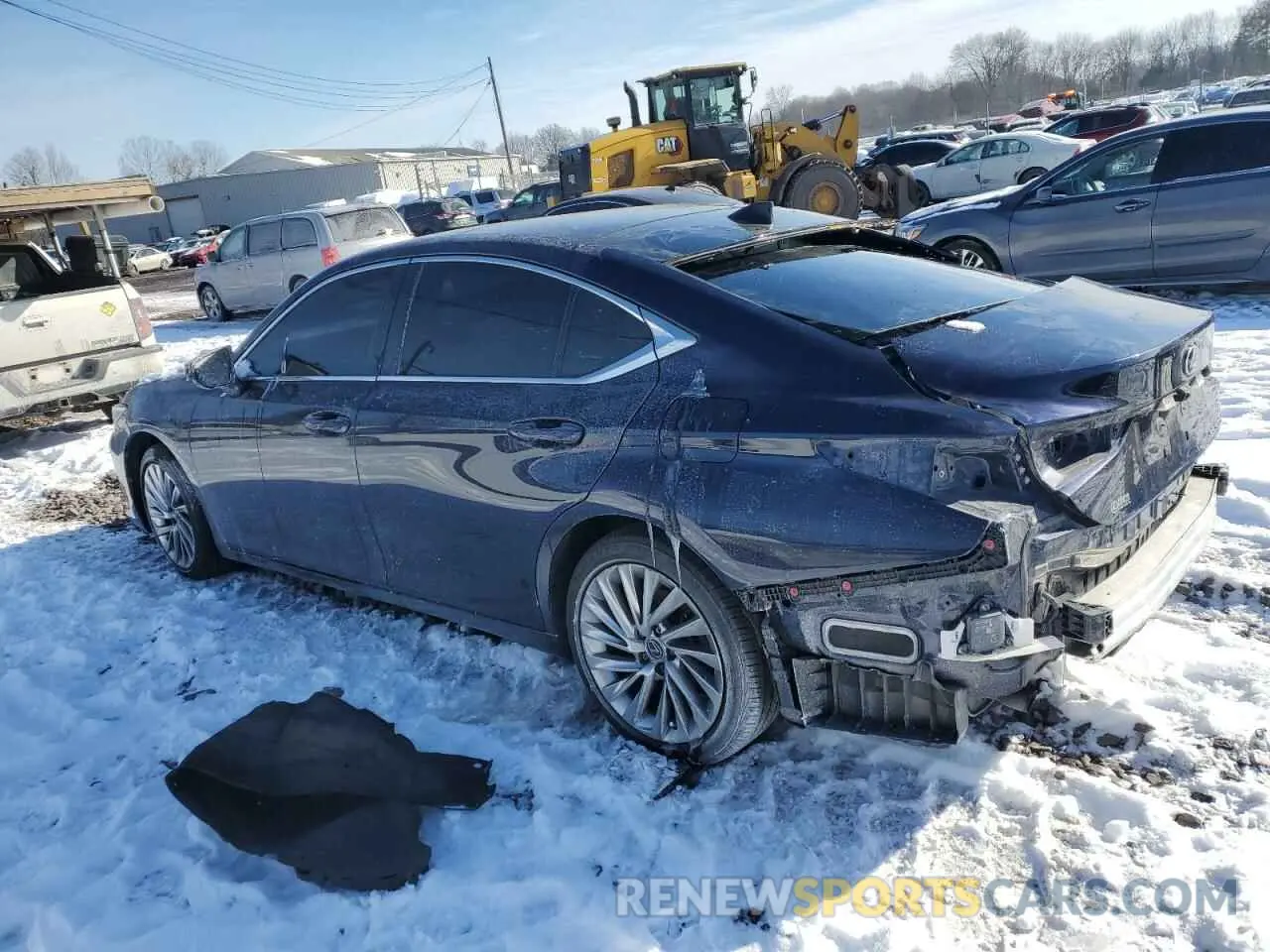 2 Photograph of a damaged car 58ABZ1B17KU017369 LEXUS ES350 2019