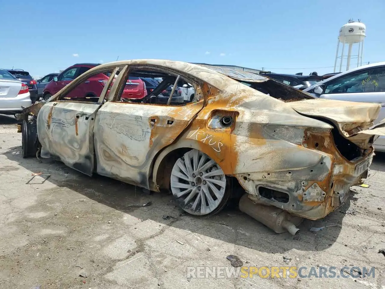 2 Photograph of a damaged car 58ABZ1B17KU032227 LEXUS ES350 2019